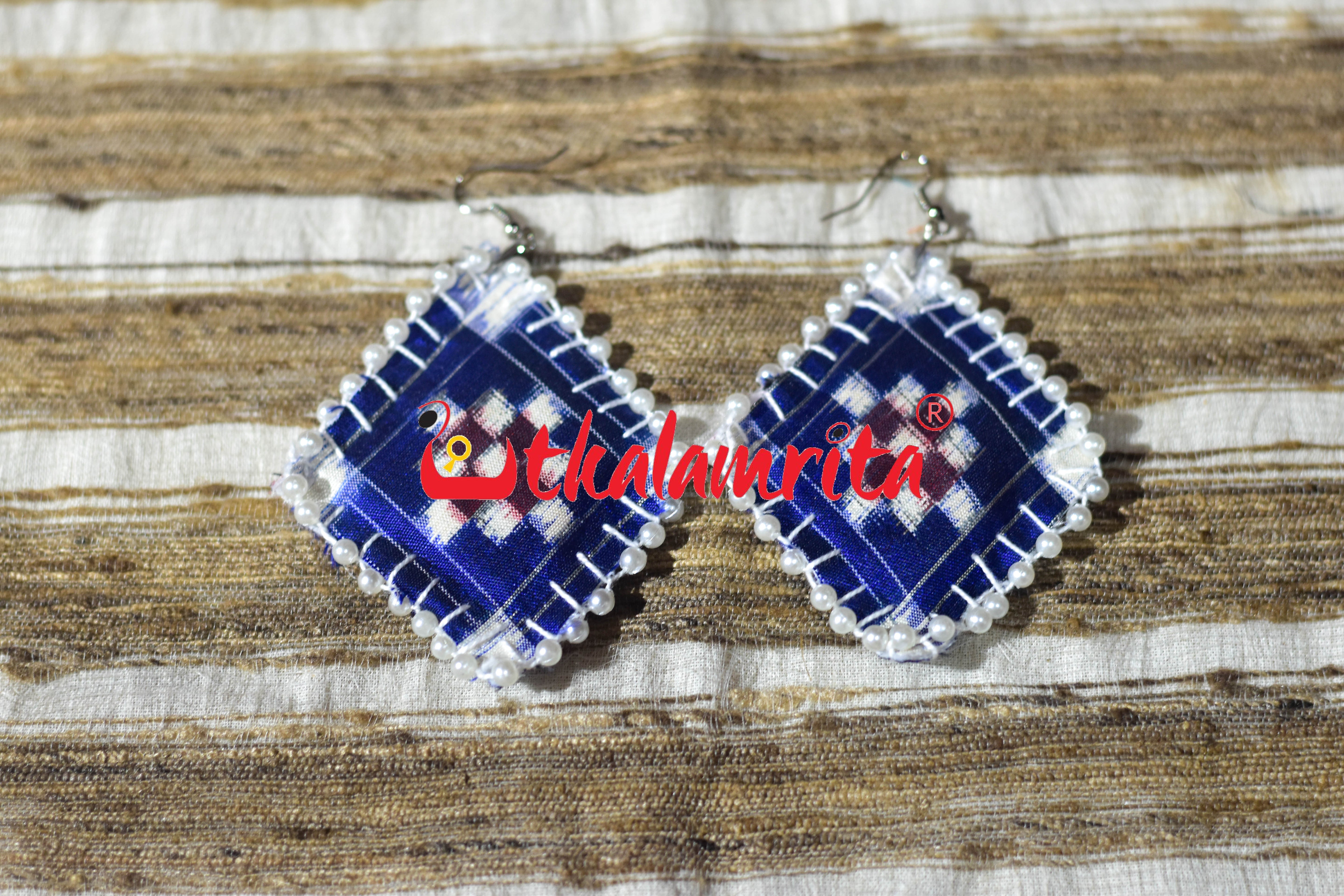 Blue Thikiri Kothi Pasapali Earrings