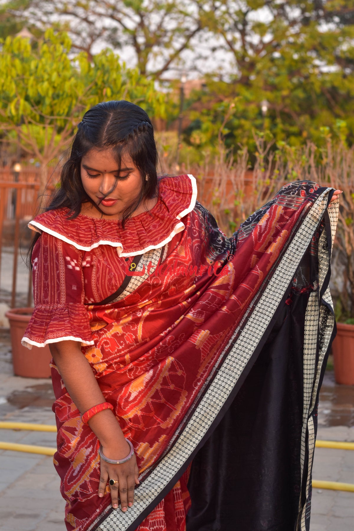 Nartaki Sambalpuri Silk Saree