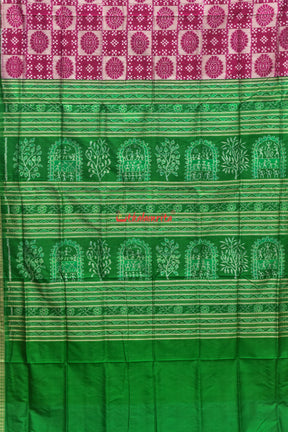 Pink Box Rani Padma Sambalpuri Silk Saree