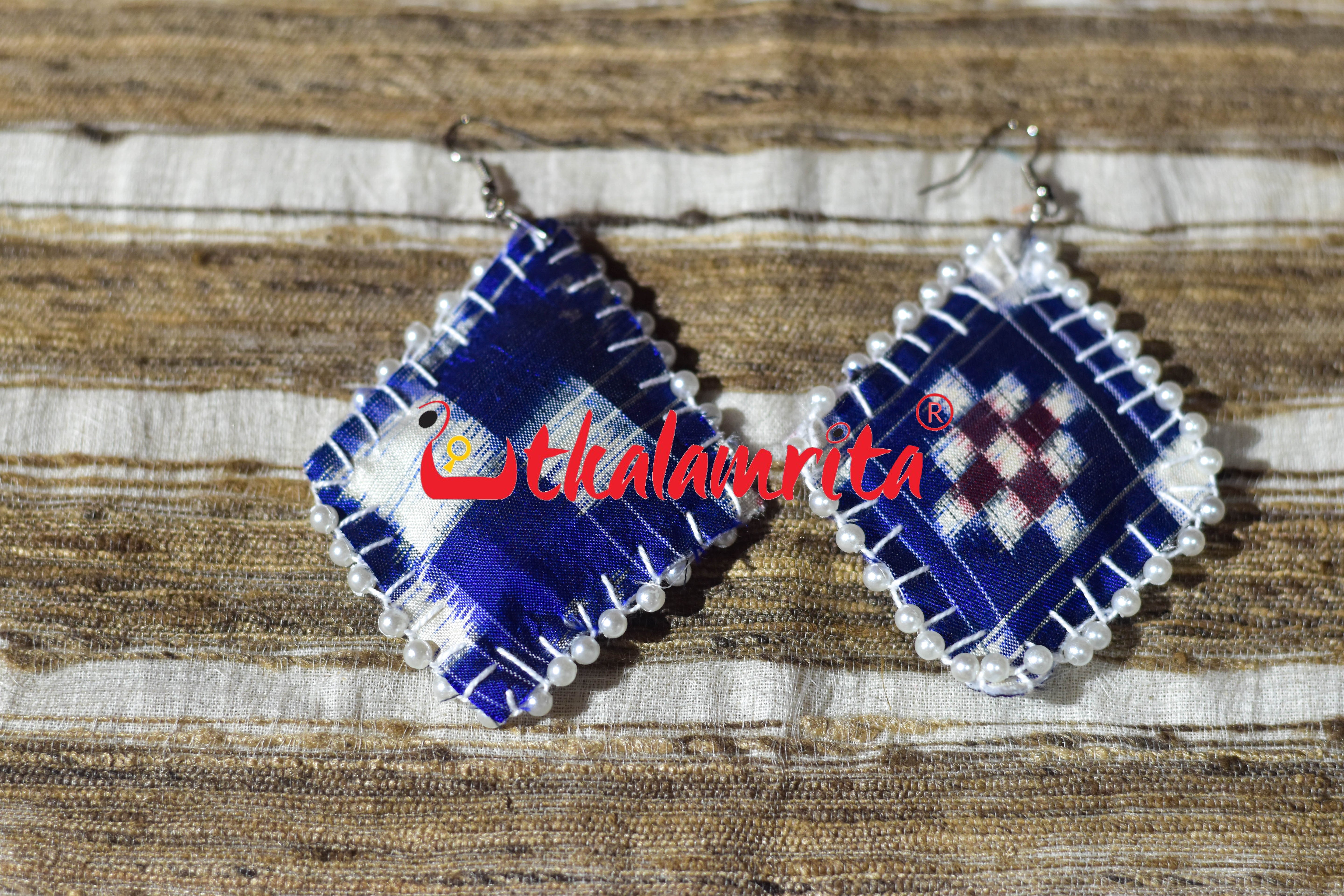 Blue Thikiri Kothi Pasapali Earrings
