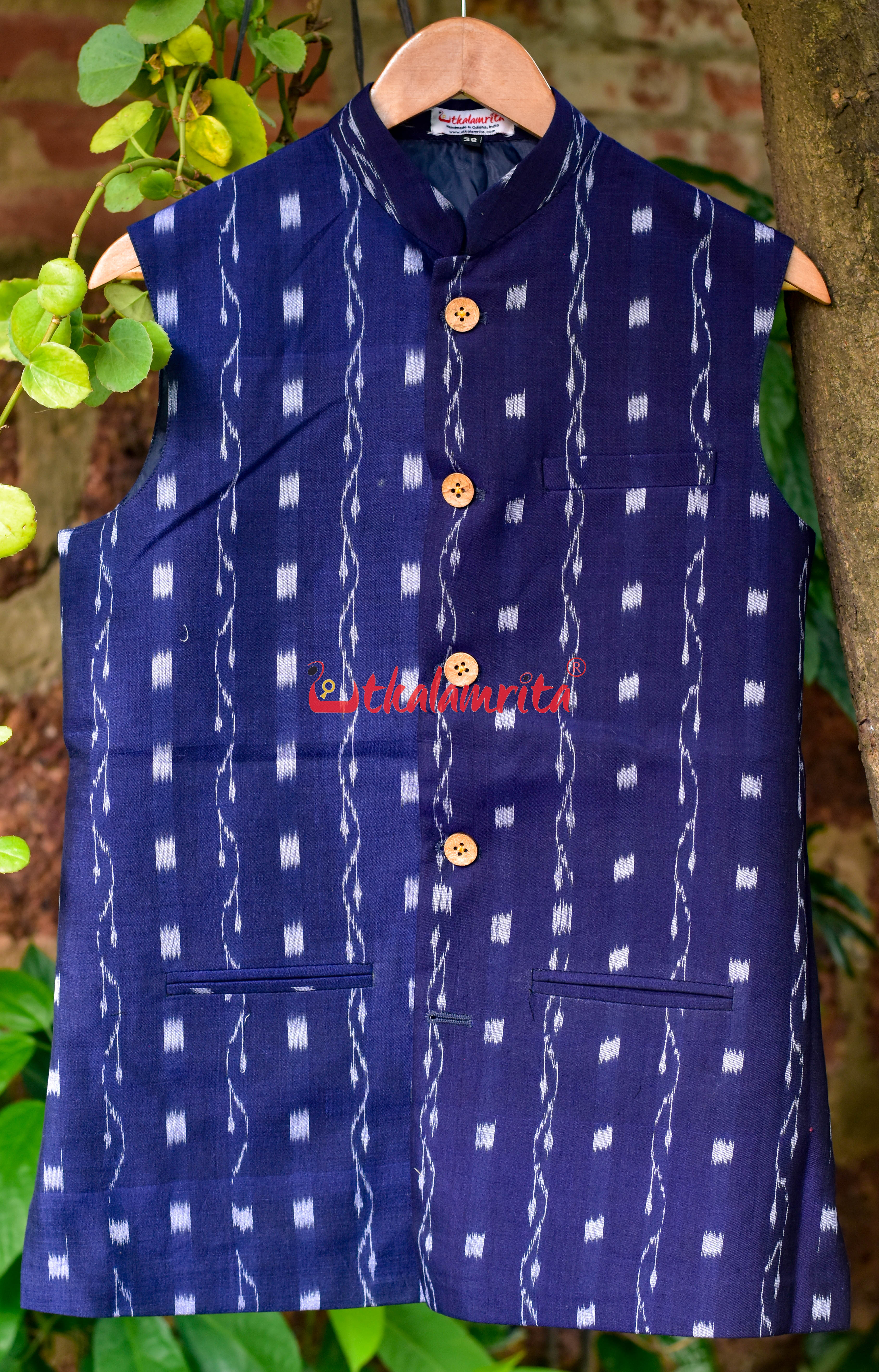 Blue Lahari Tipa Lata (Modi Jacket)