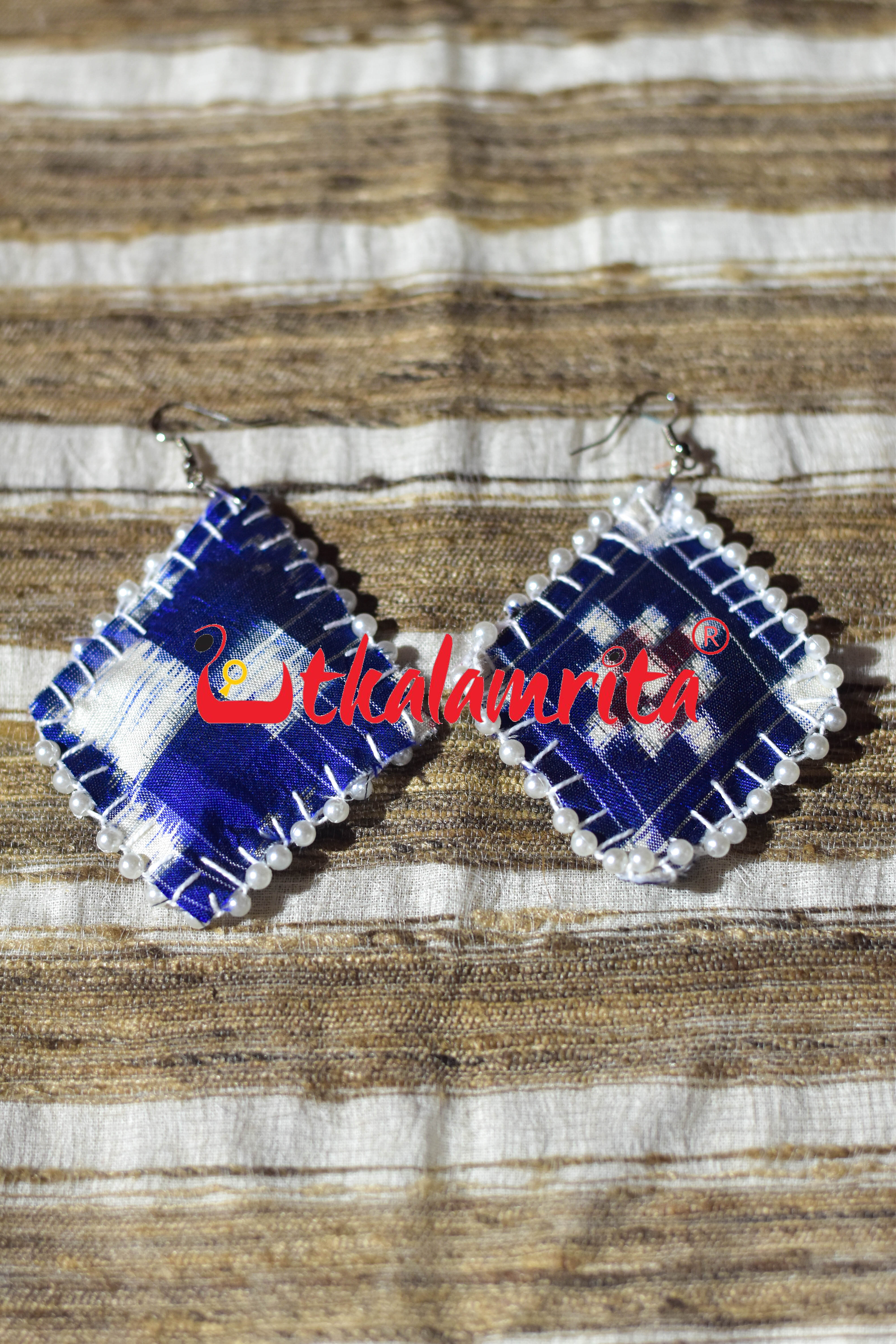Blue Thikiri Kothi Pasapali Earrings