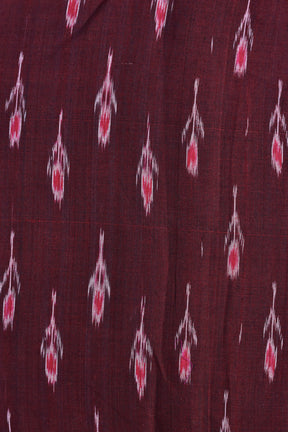 Maroon Labanga Bandha with Border (Fabric)