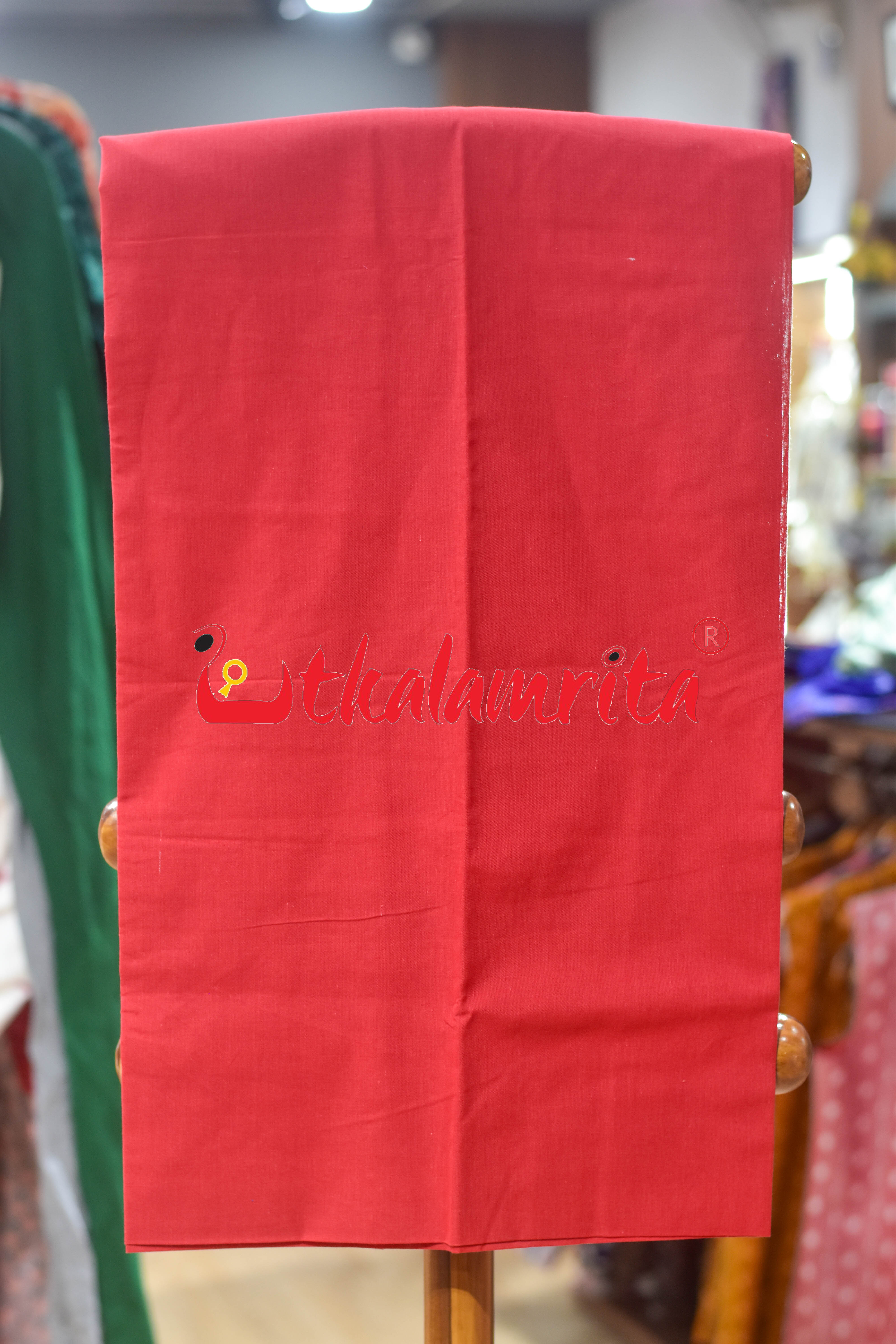 Blue Grey Flower Heart Pasapali Cotton Dress Set