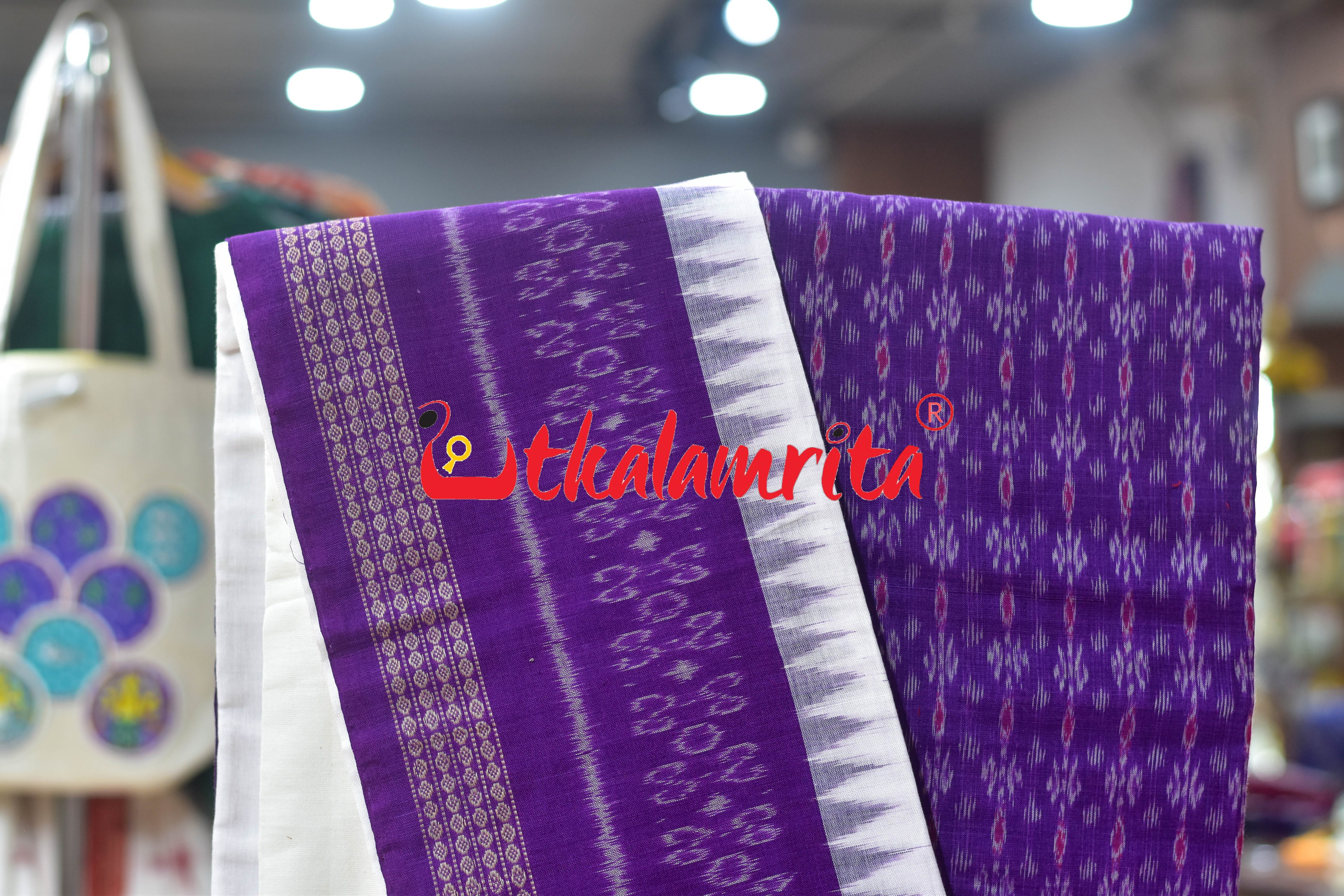 Violet White Small Chandrika Cotton Dress Set