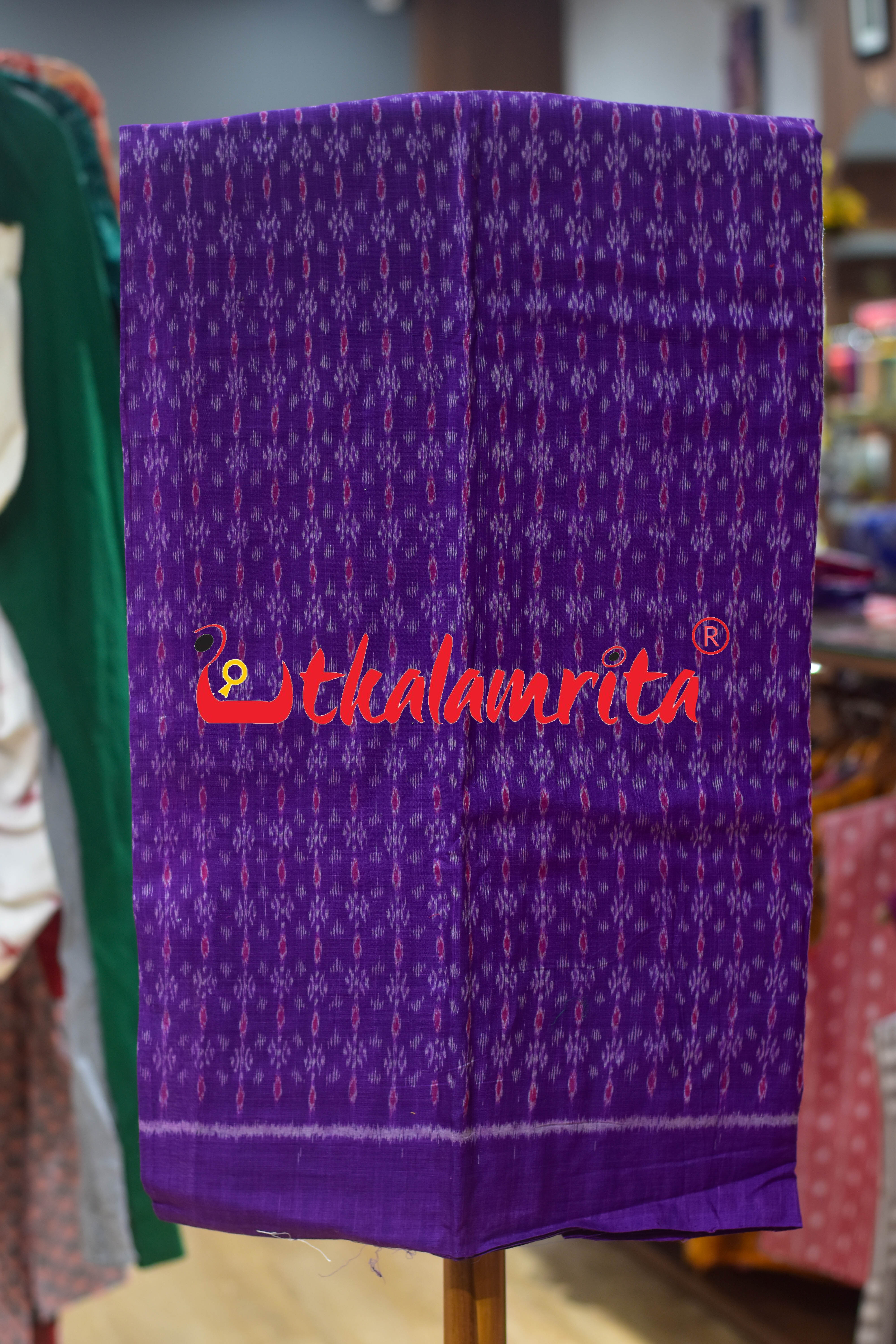 Violet White Small Chandrika Cotton Dress Set