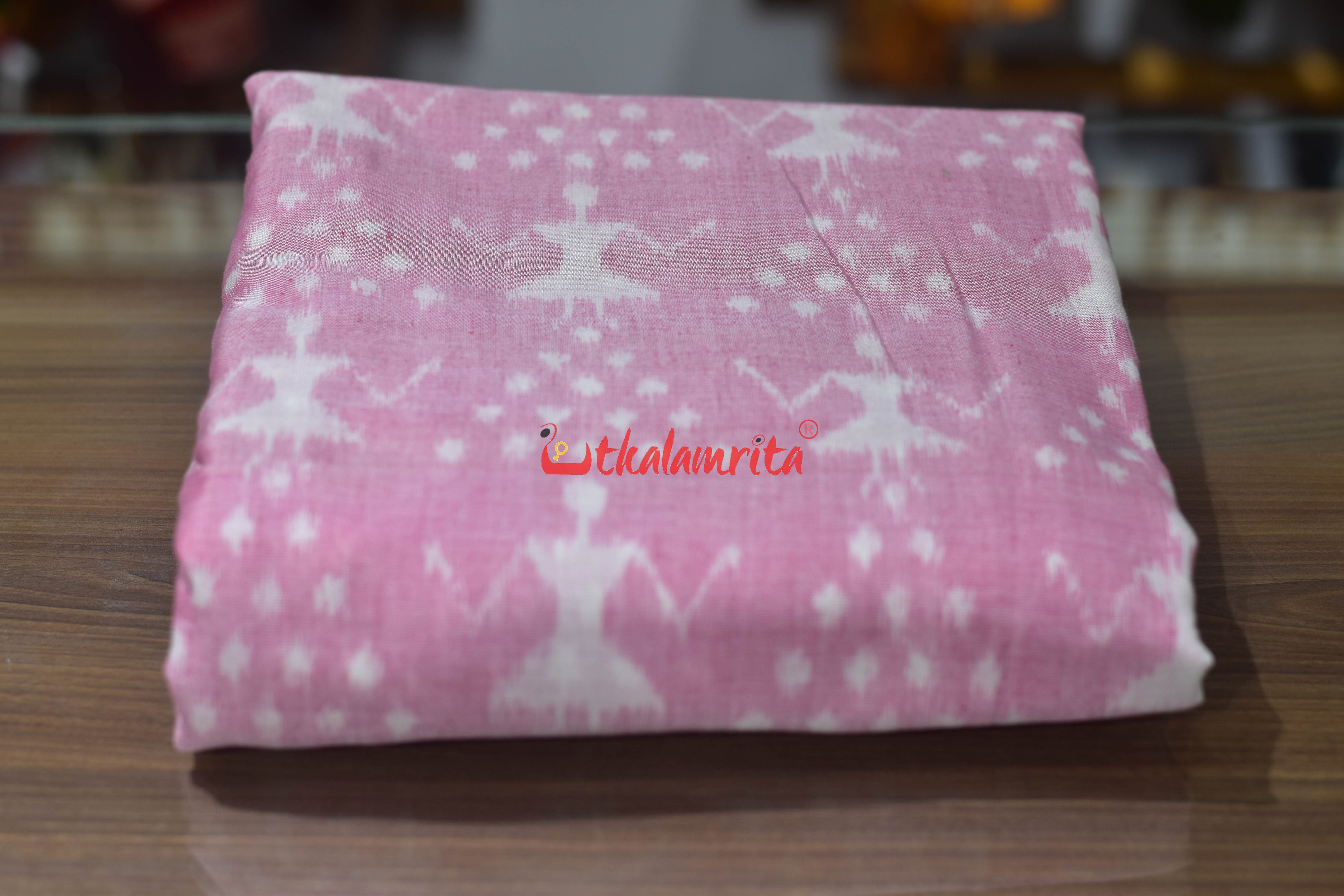 Pink Thikiri Tribals Ikat Cotton (Fabric)