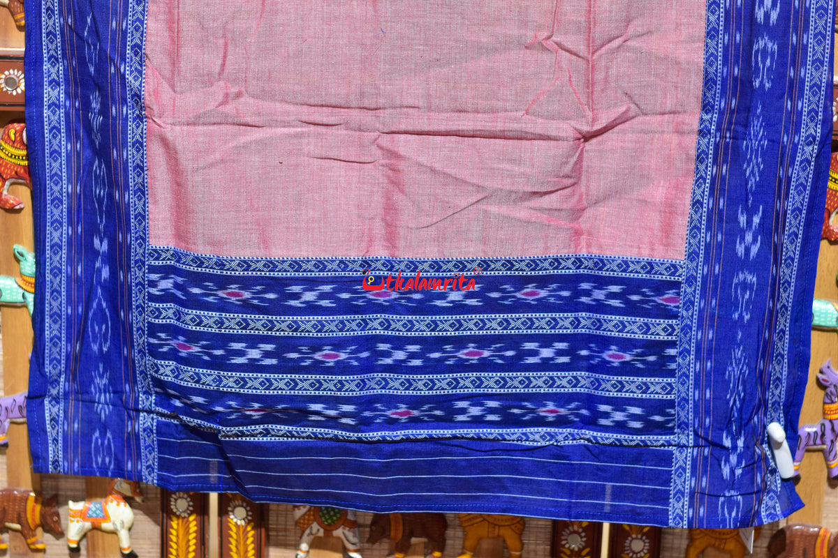 Teal Pink Middle Pasapali Flower Ikat Dress Set