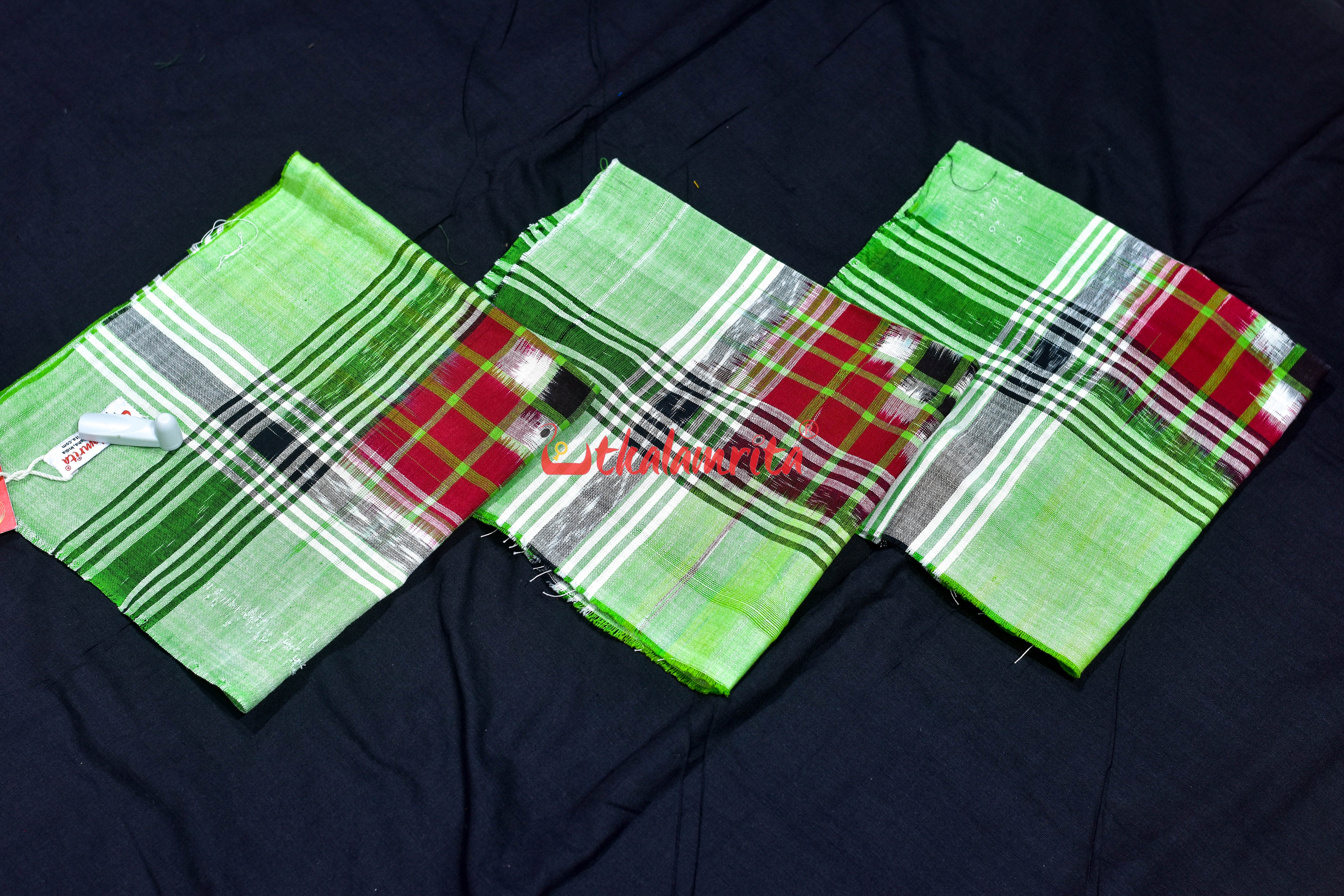 Light Green Check Pasapali (Rumal)