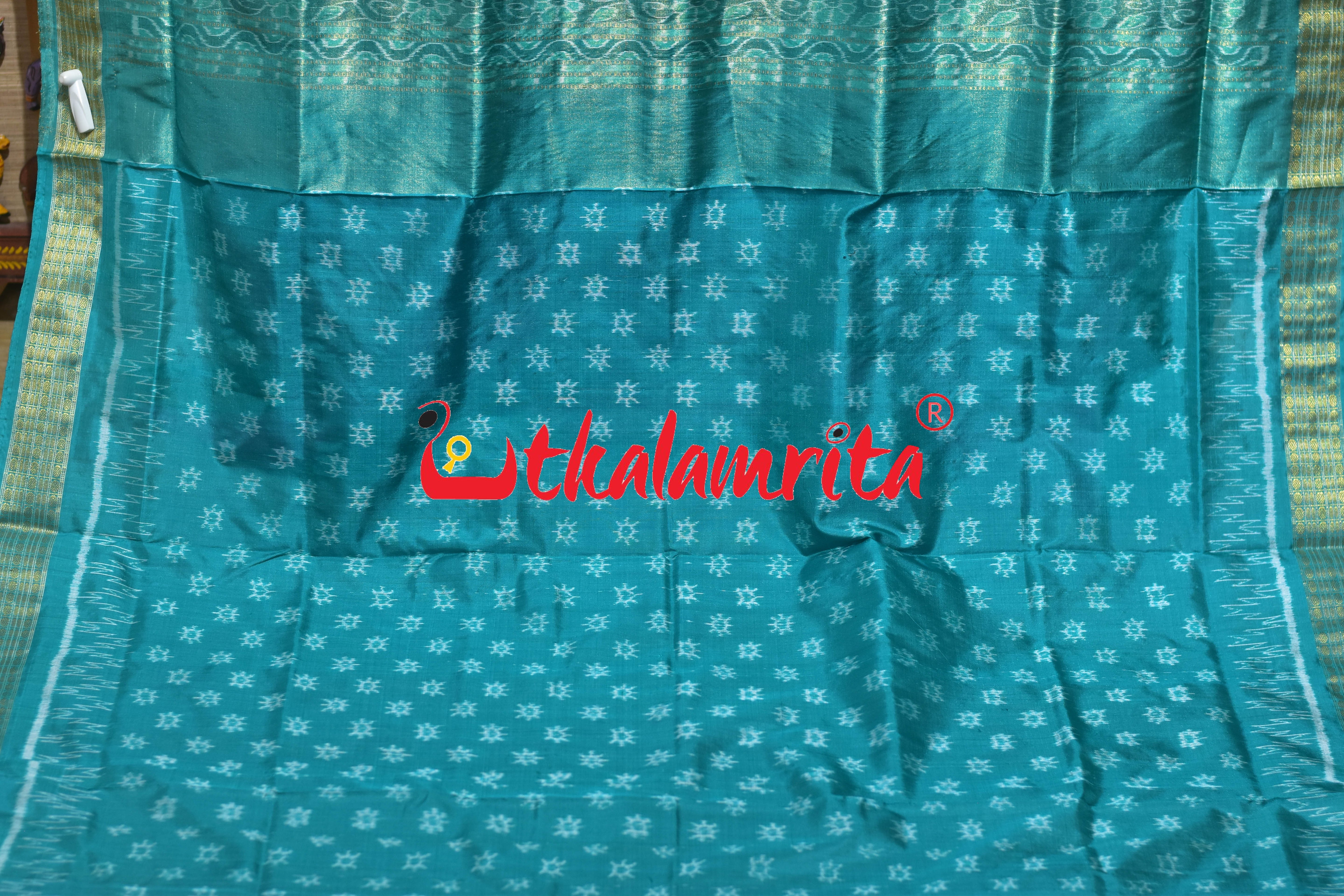 Pink Half Tissue Konark Theme Sambalpuri Silk Saree