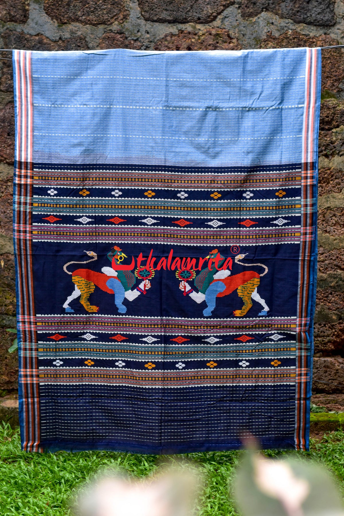 Surf Double Nabagunjara Dhalapathara Cotton Saree