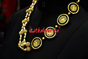 One Side Pendants Neck Piece Set