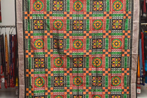 Green Utkala Laxmi Sambalpuri Silk Saree