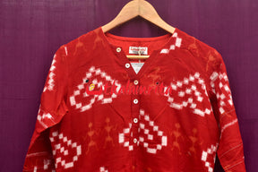 Big Red Hearts (Ladies Kurta)