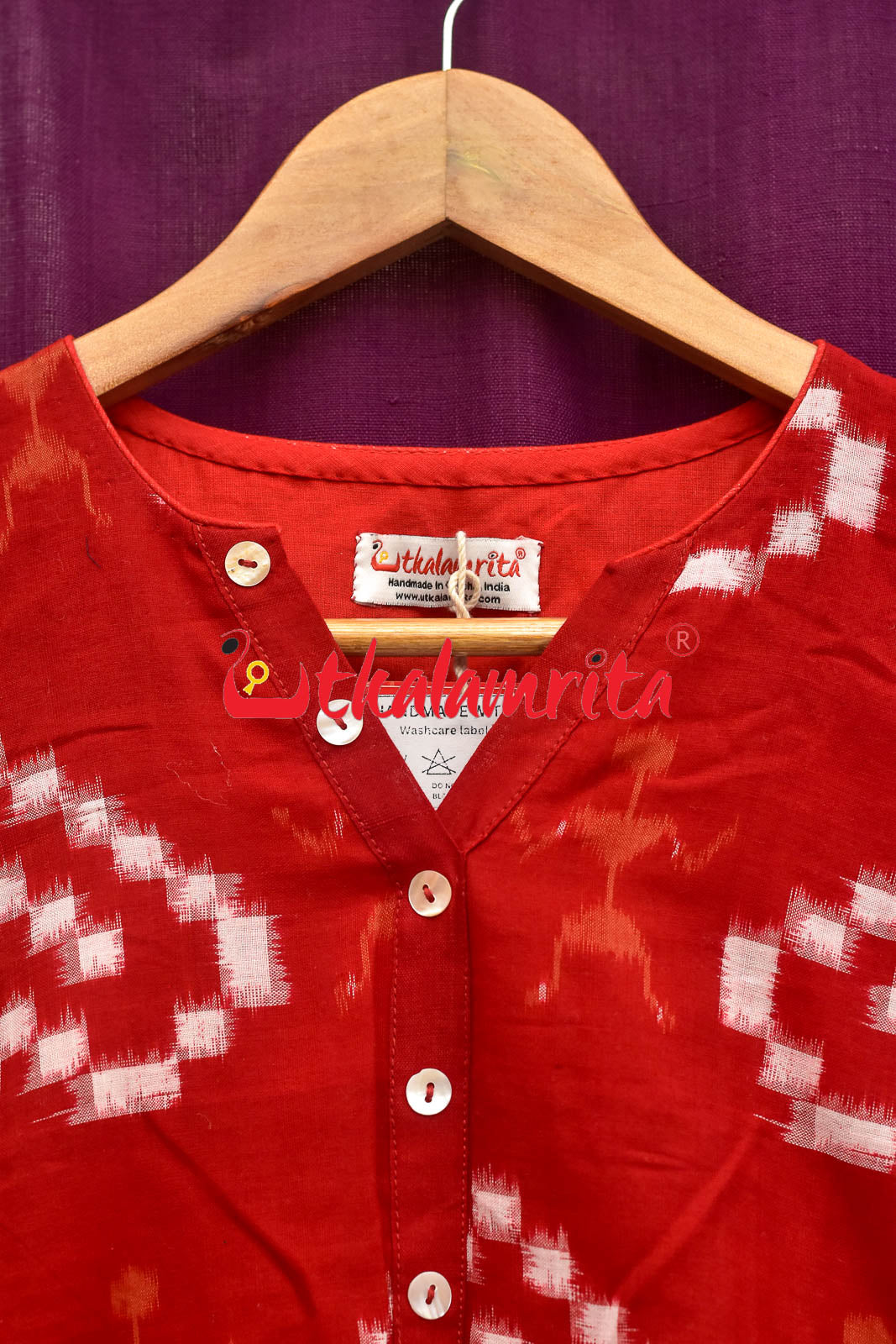 Big Red Hearts (Ladies Kurta)