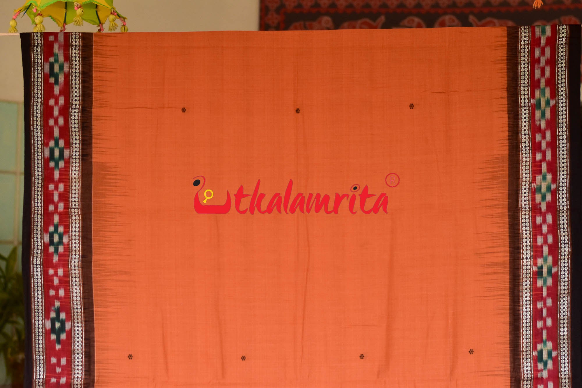 Maati Rekha Buti Khandua Cotton Saree