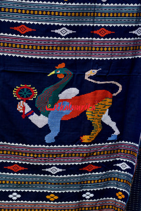 Surf Double Nabagunjara Dhalapathara Cotton Saree