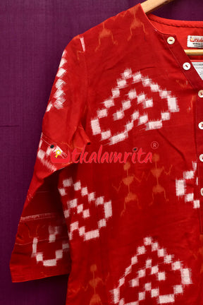 Big Red Hearts (Ladies Kurta)