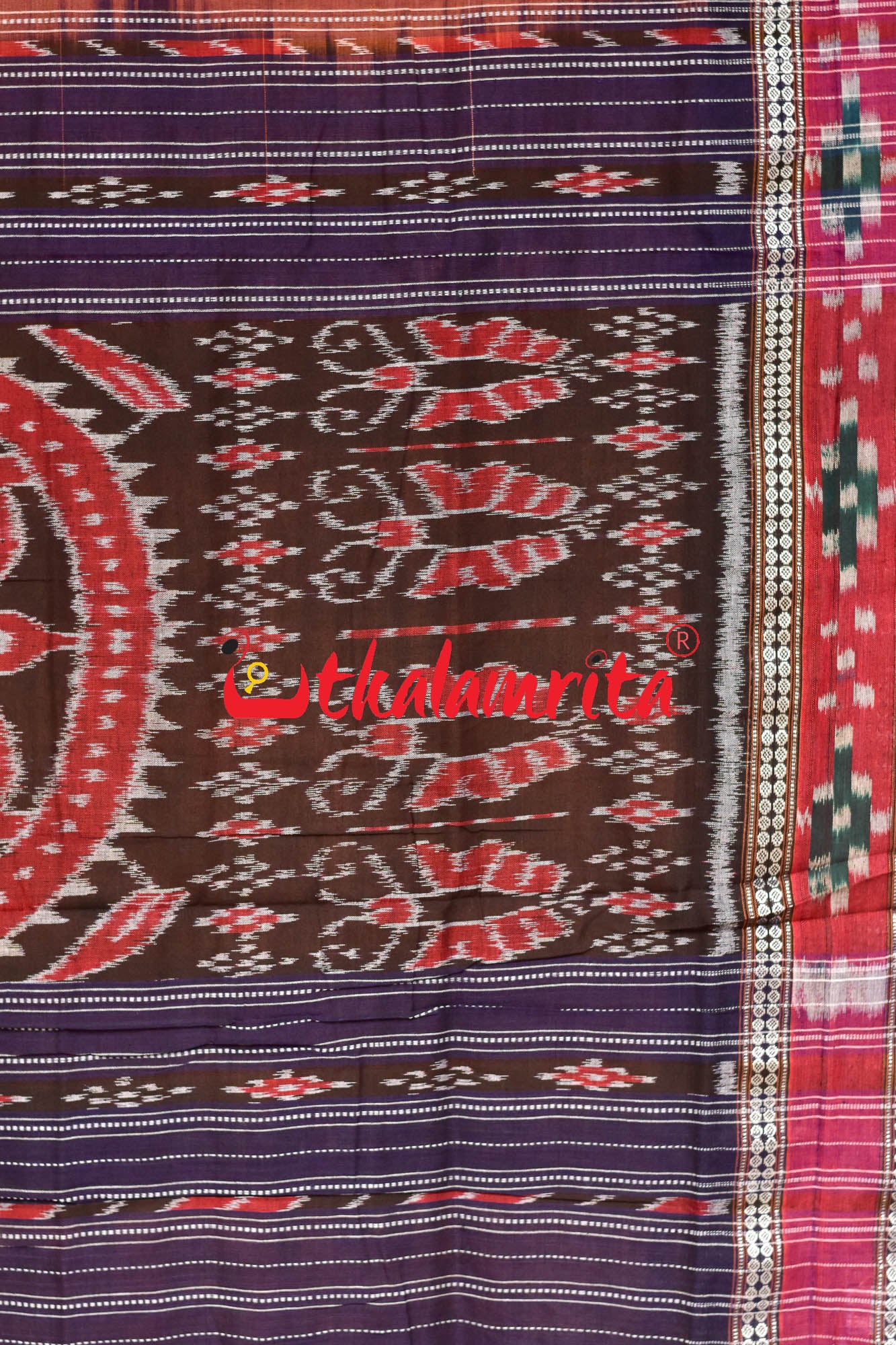 Maati Rekha Buti Khandua Cotton Saree