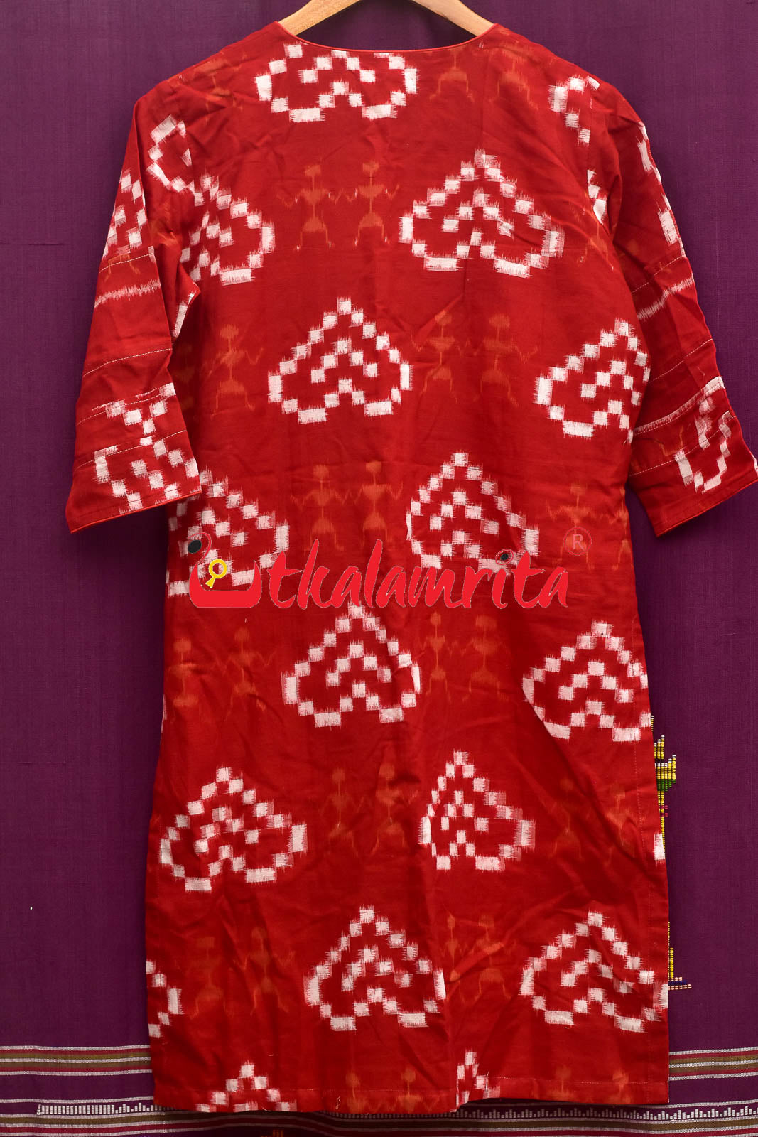 Big Red Hearts (Ladies Kurta)