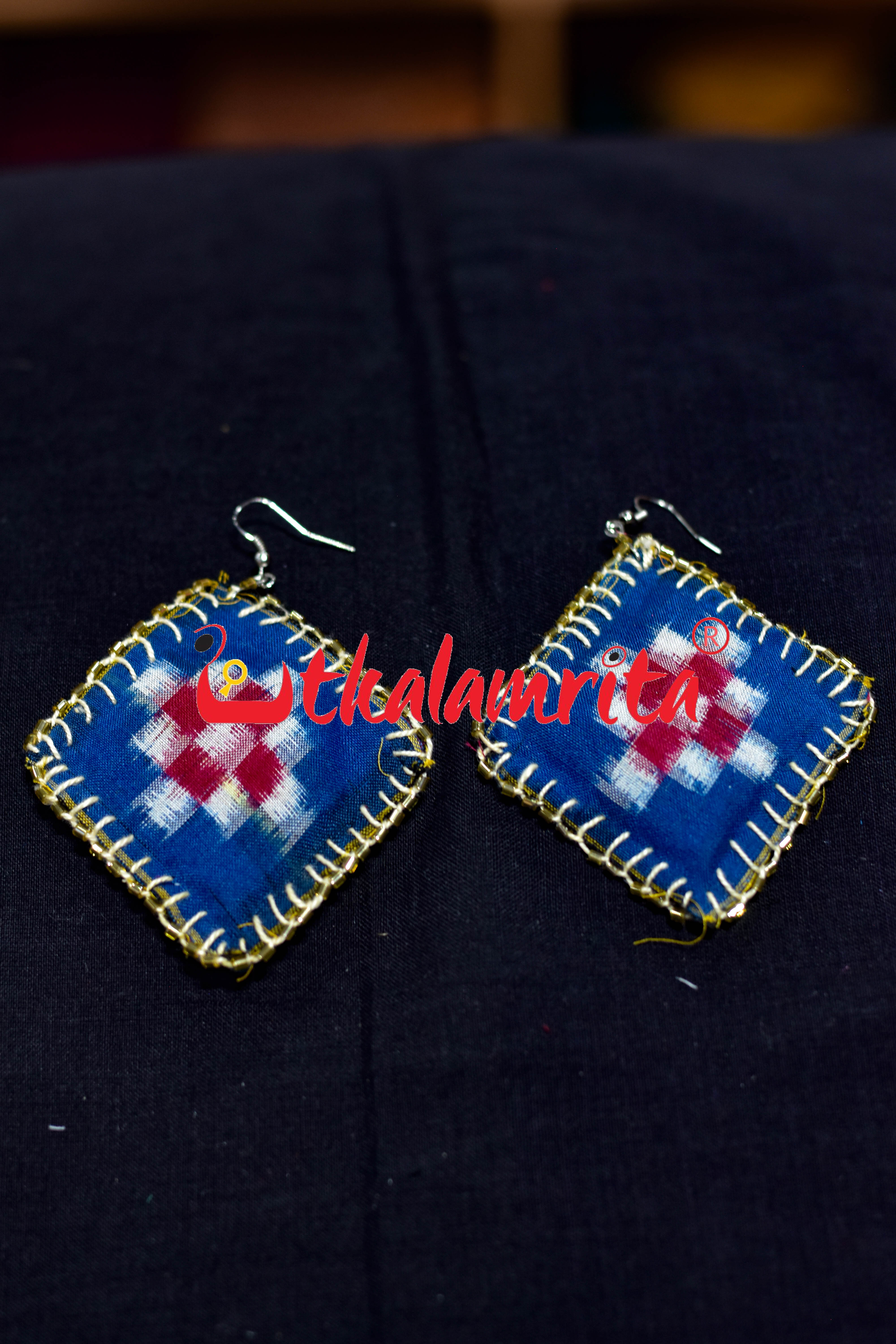 Blue Pasapali Thikiri Earrings