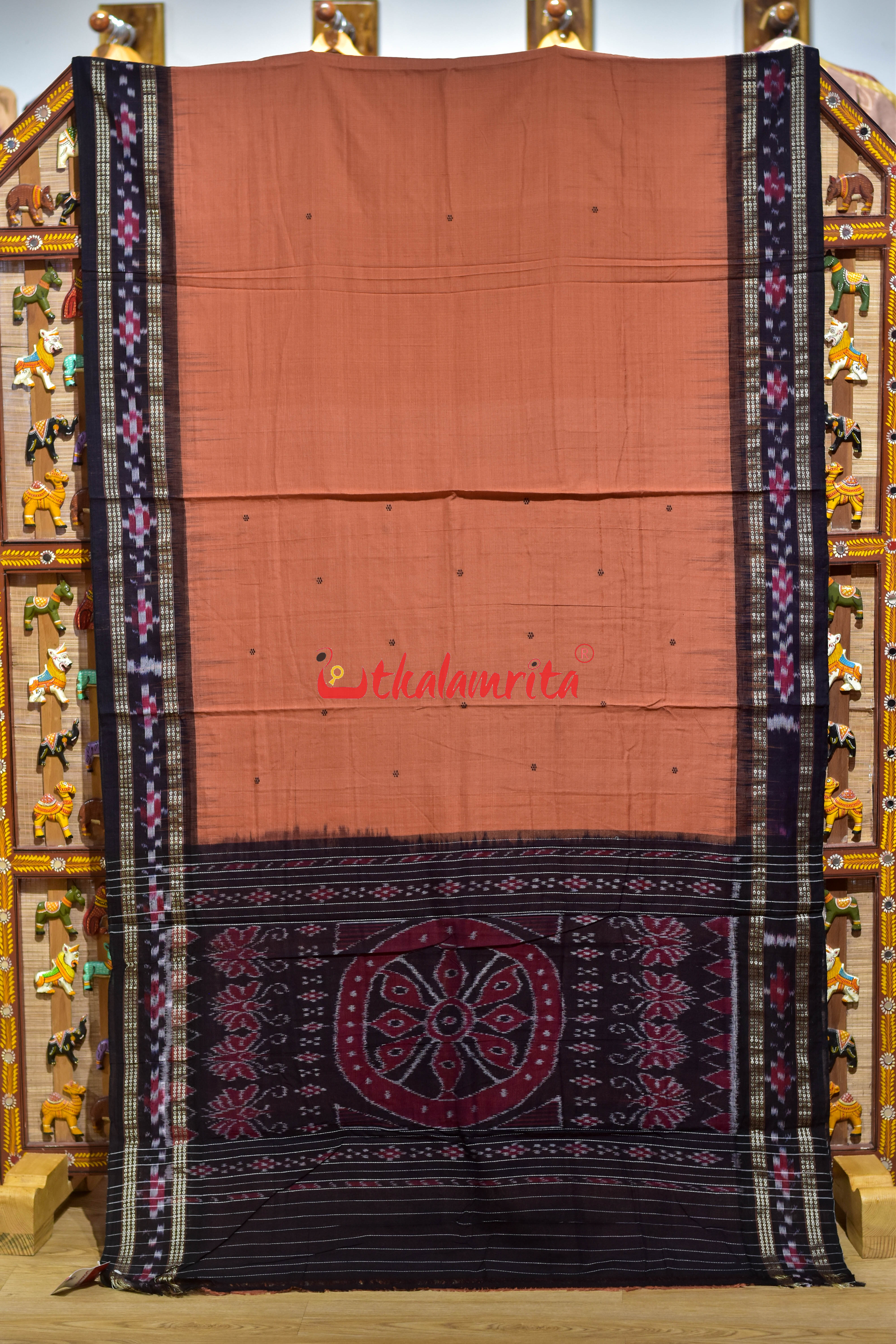 Maati Rekha Buti Khandua Cotton Saree (Copy)
