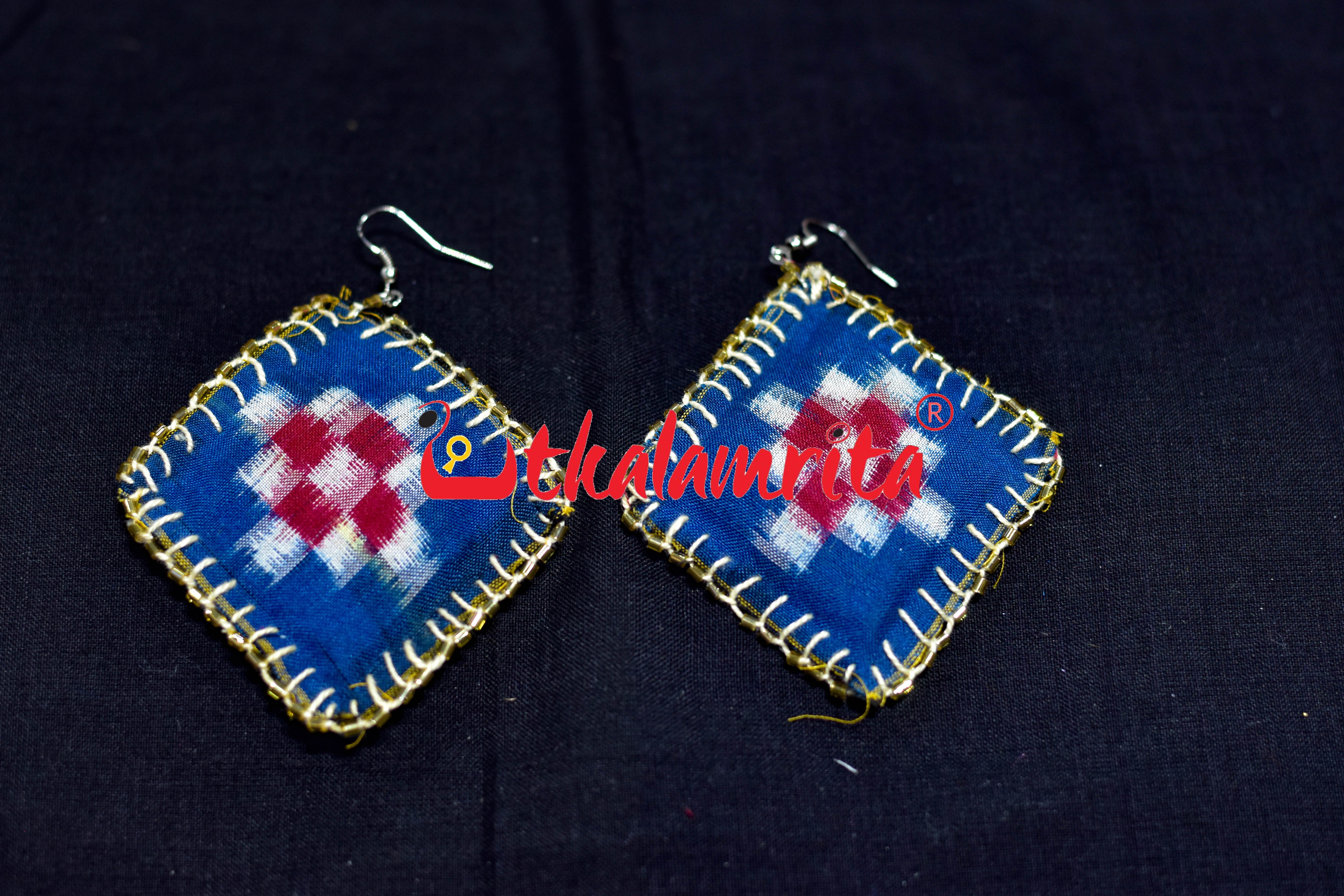 Blue Pasapali Thikiri Earrings