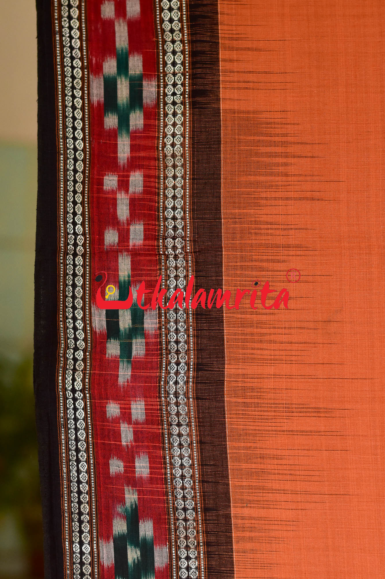 Maati Rekha Buti Khandua Cotton Saree