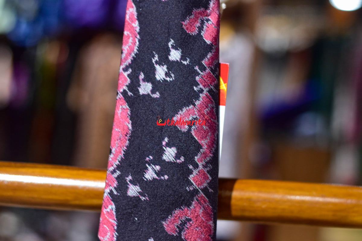 Old Rose Phula Thikiri Sambalpuri Silk (Tie)
