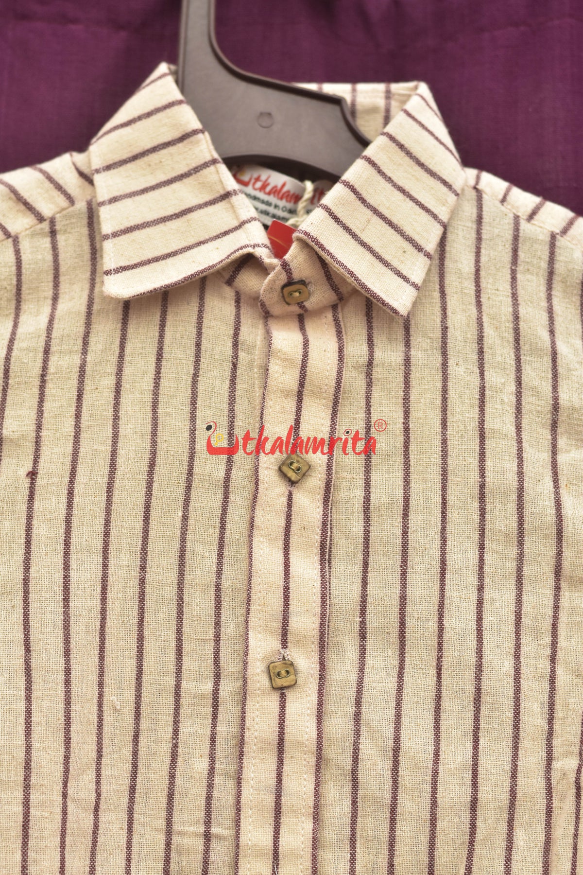 Kotpad Stripes White (Kids's Shirt)
