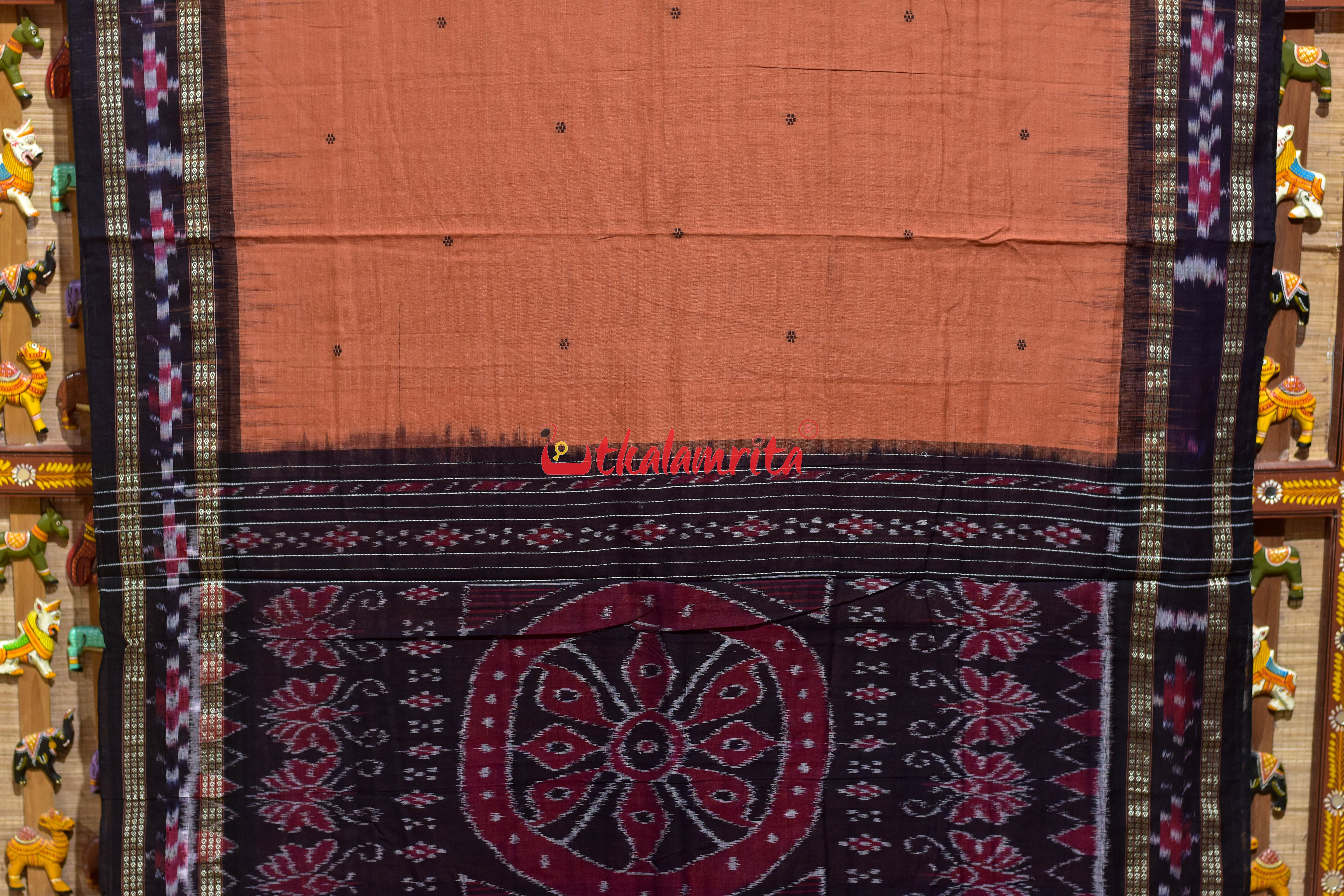 Maati Rekha Buti Khandua Cotton Saree (Copy)