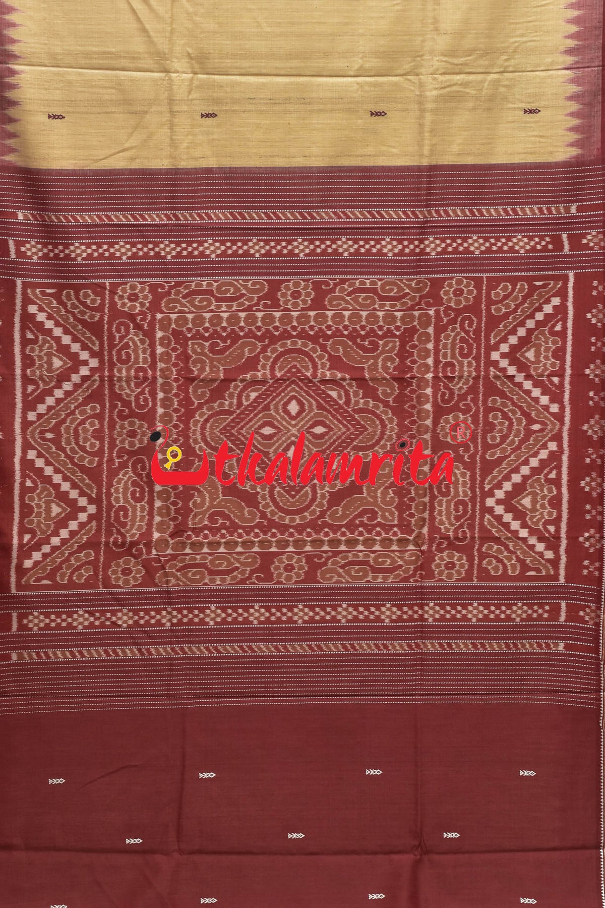 Natural Body Fish Border Gopalpur Tussar Saree