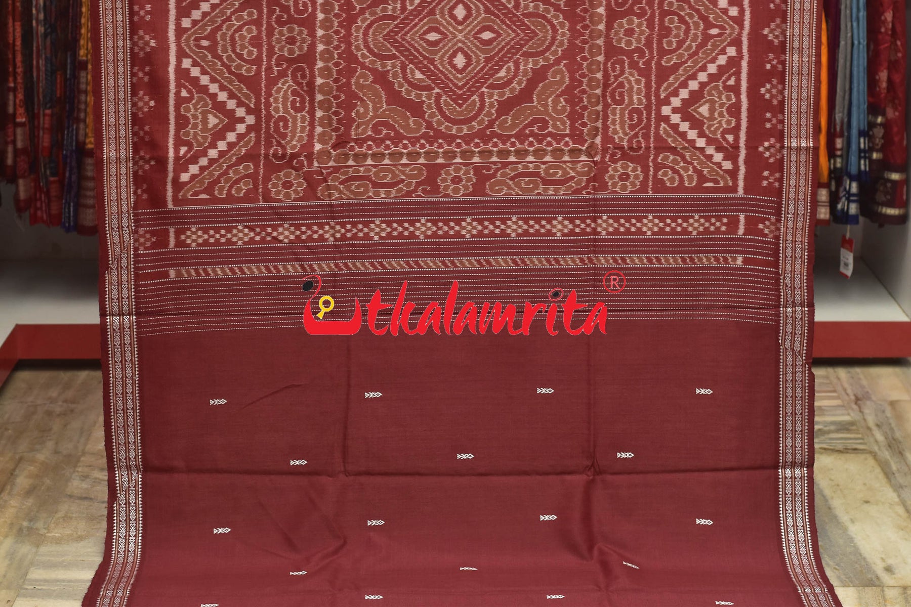 Natural Body Fish Border Gopalpur Tussar Saree