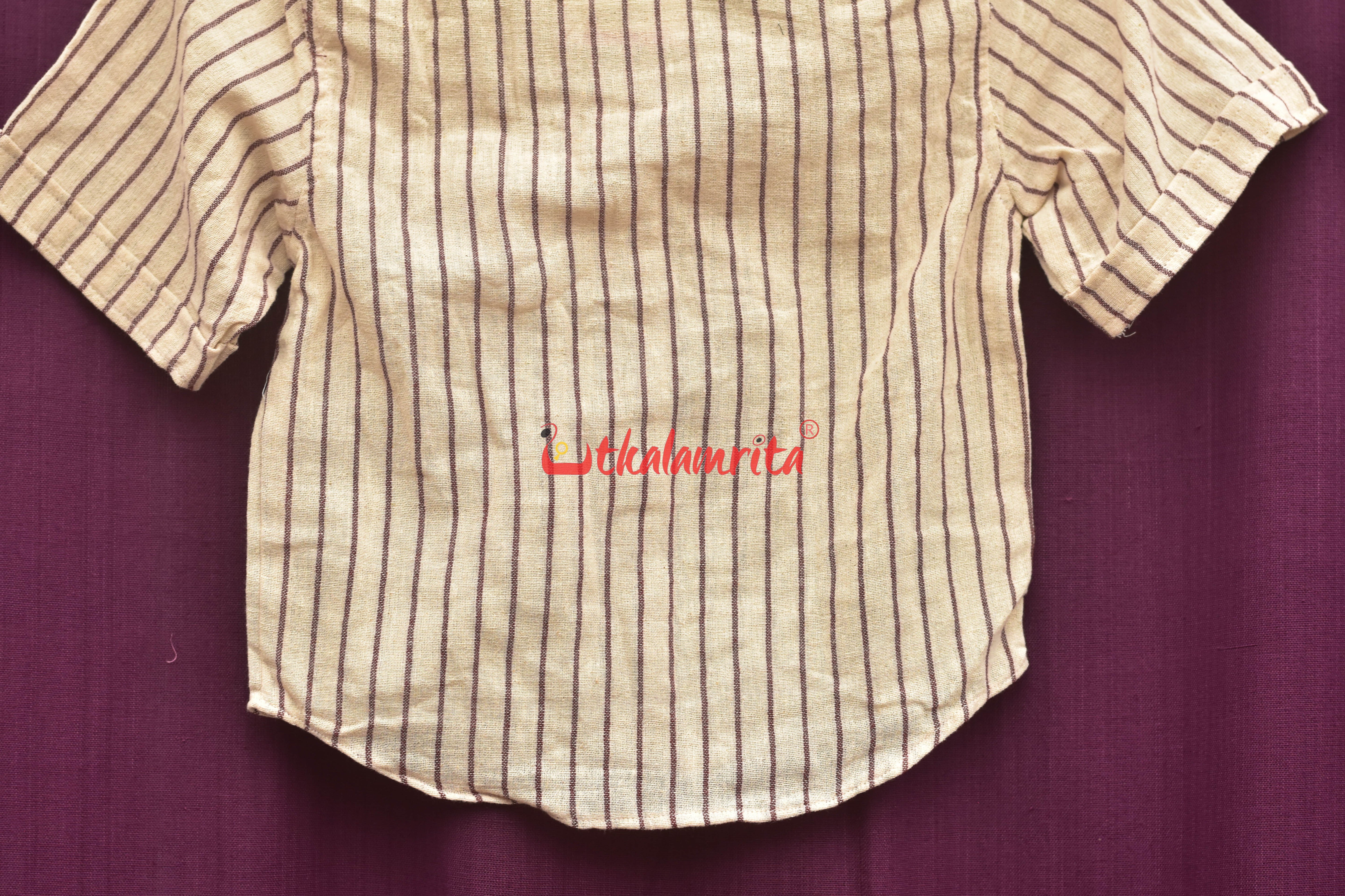 Kotpad Stripes White (Kids's Shirt)