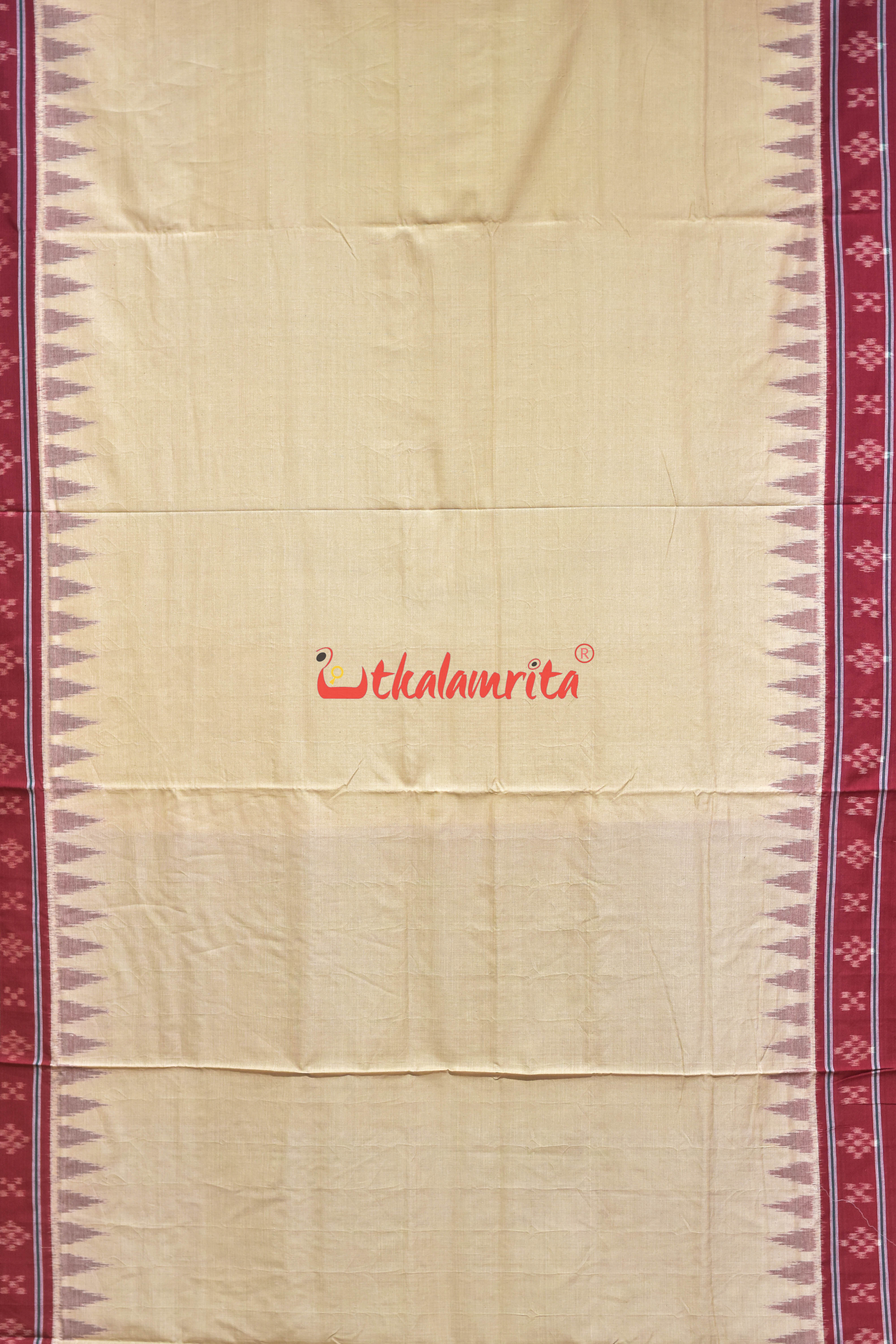 Matha Tussarite Border Pasapali Khandua Cotton Saree
