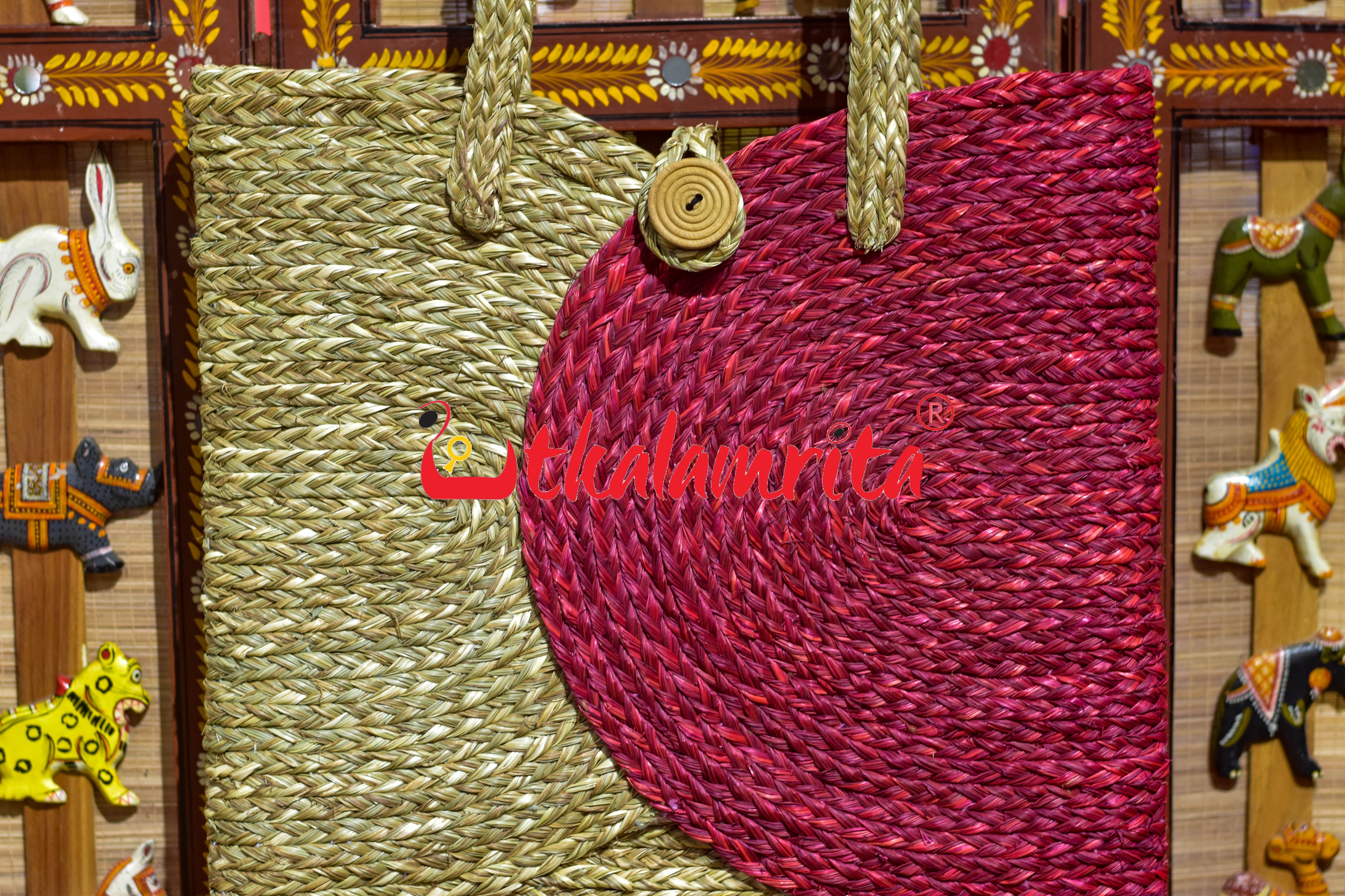 Sabai Grass Laptop Bag (Red)