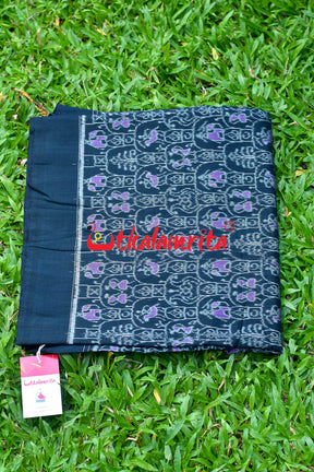 Black Green Lavender Tribals Cotton (Fabric)