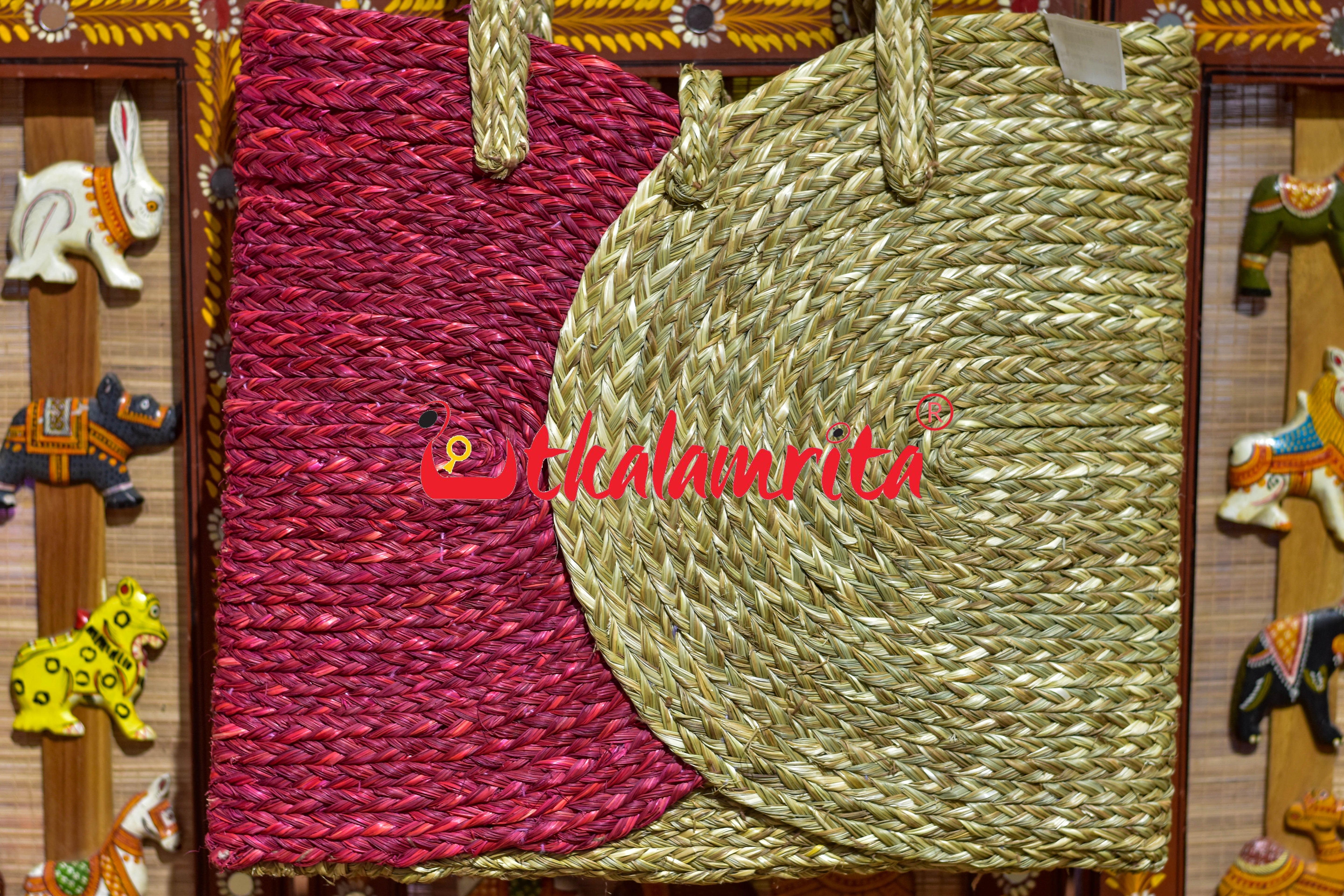 Sabai Grass Laptop Bag (Red)