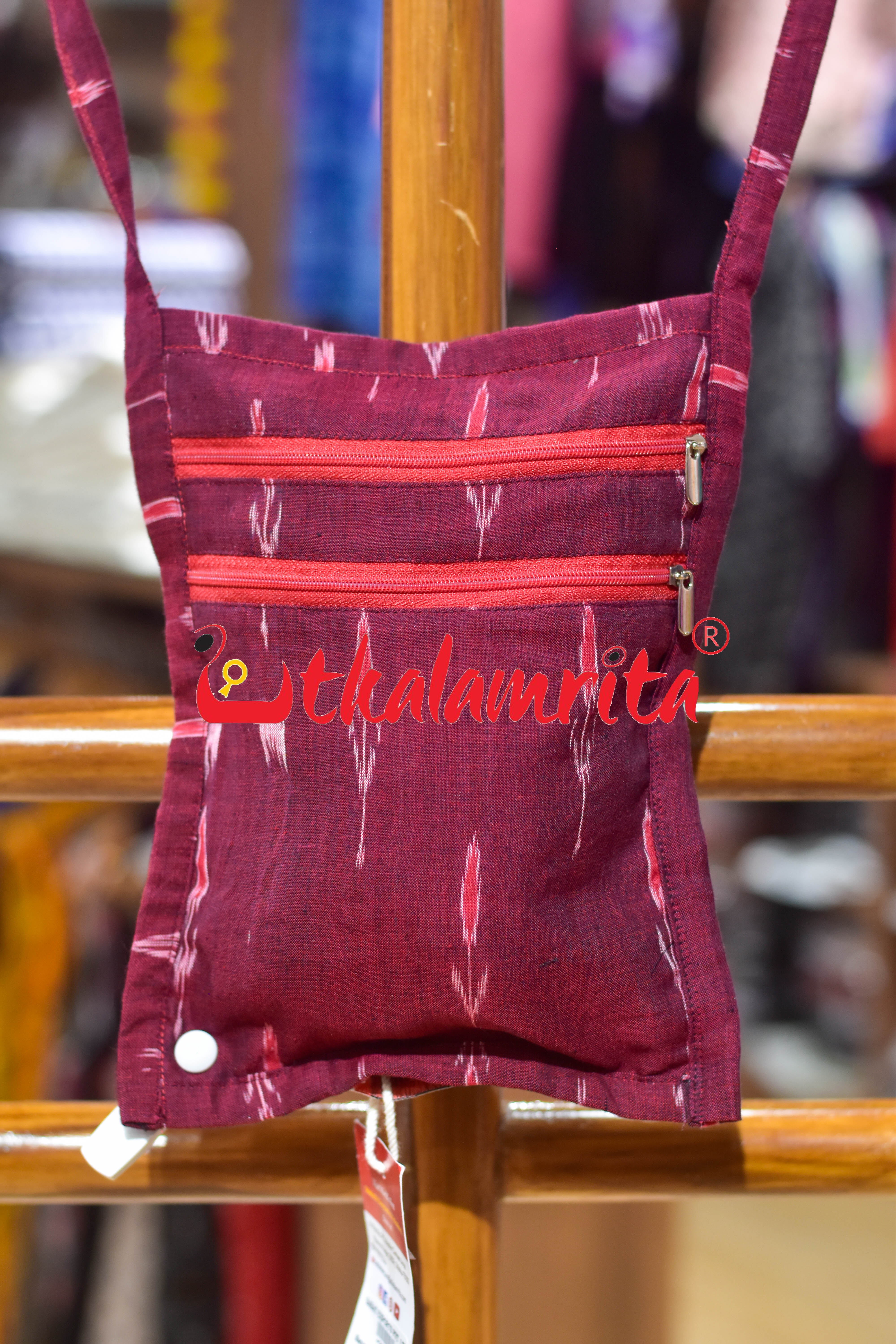 Maroon Labanga Small Sling Bag