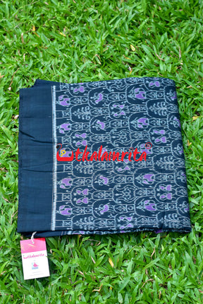 Black Green Lavender Tribals Cotton (Fabric)