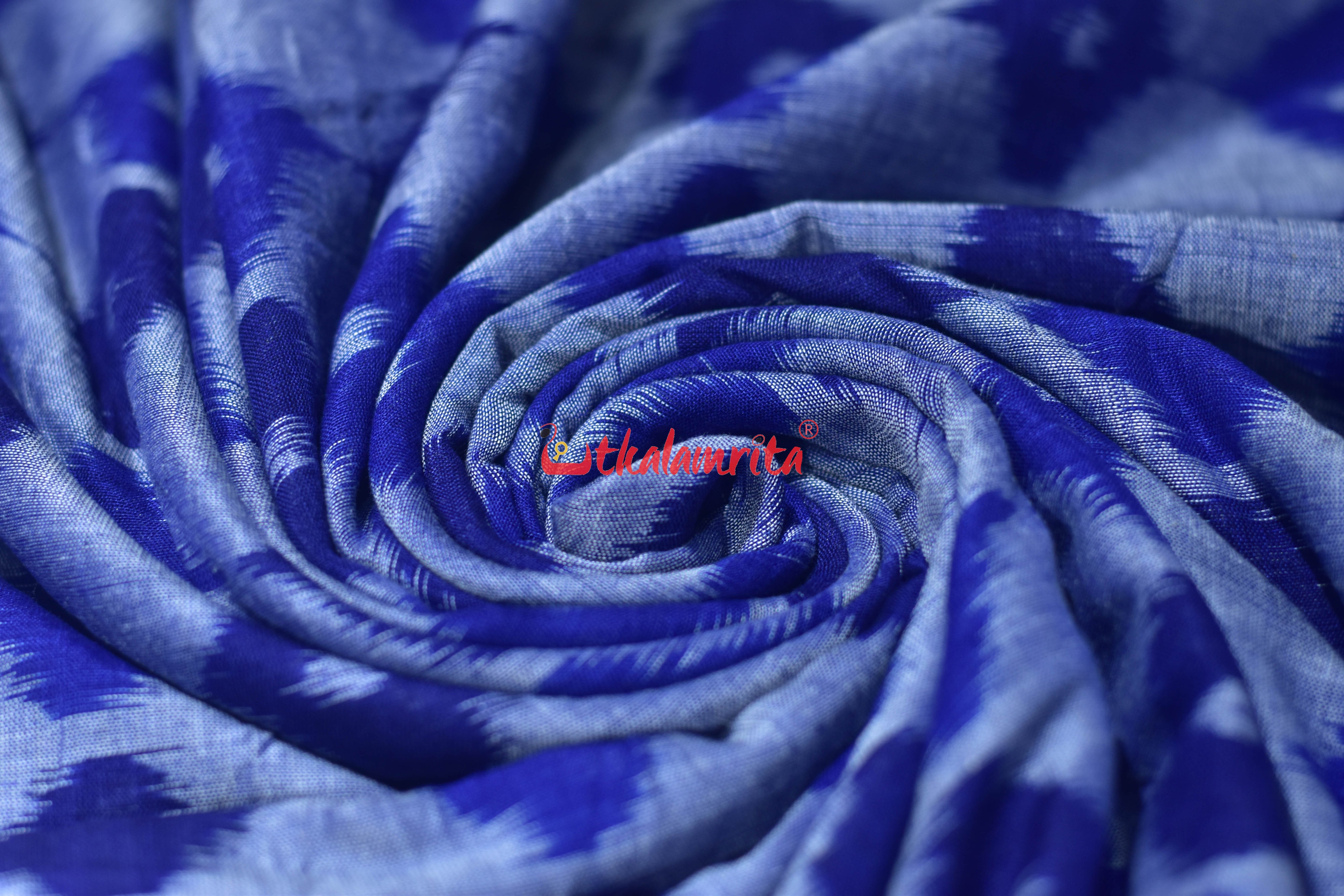 Blue 3D Illusions Ikat Cotton (Fabric)