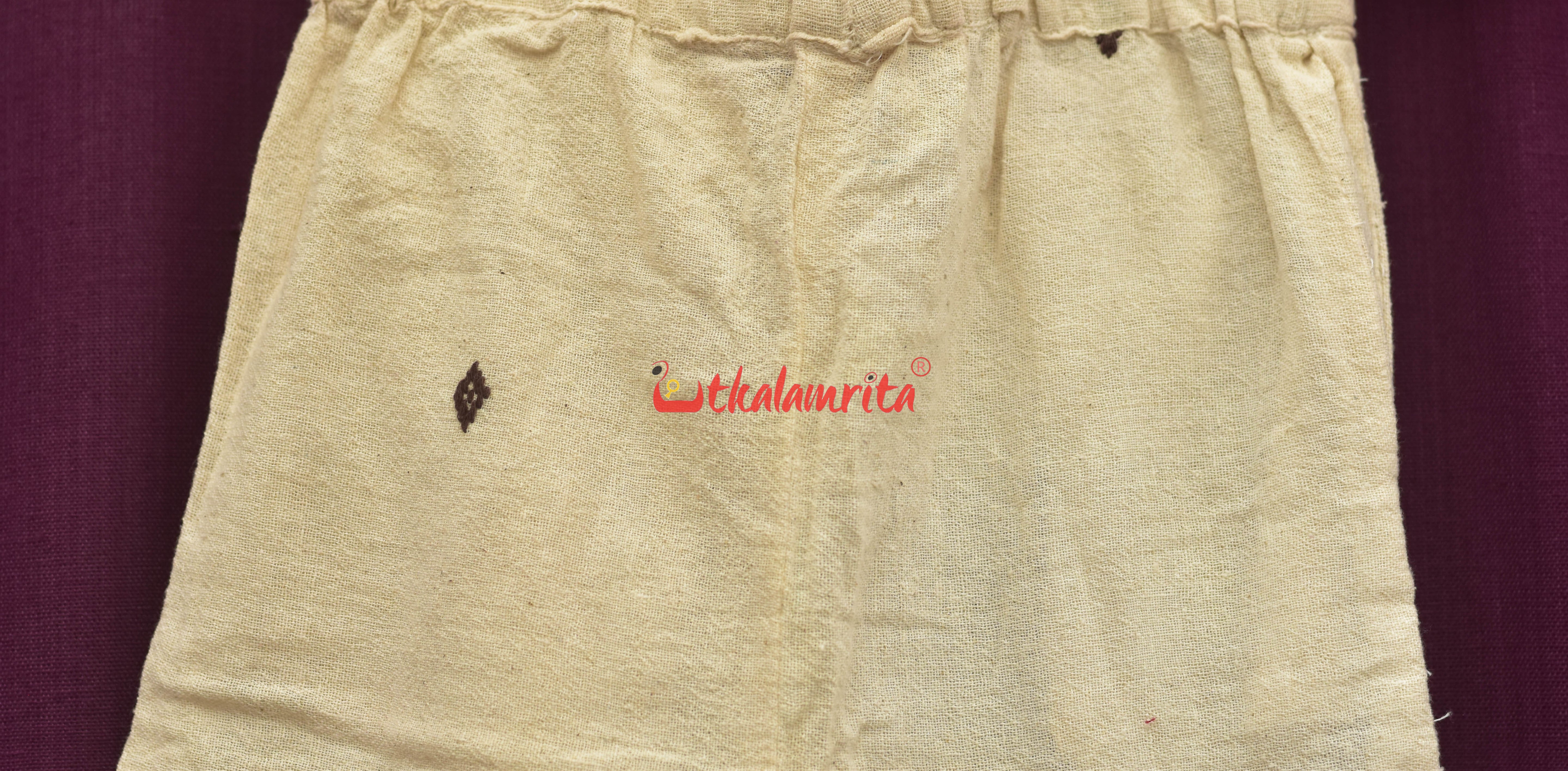 Kotpad White Buti (Kids's Pant)