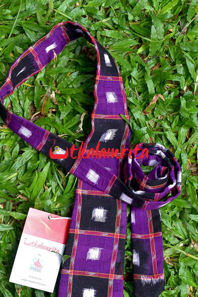 Purple Black Bandha ( Tie)