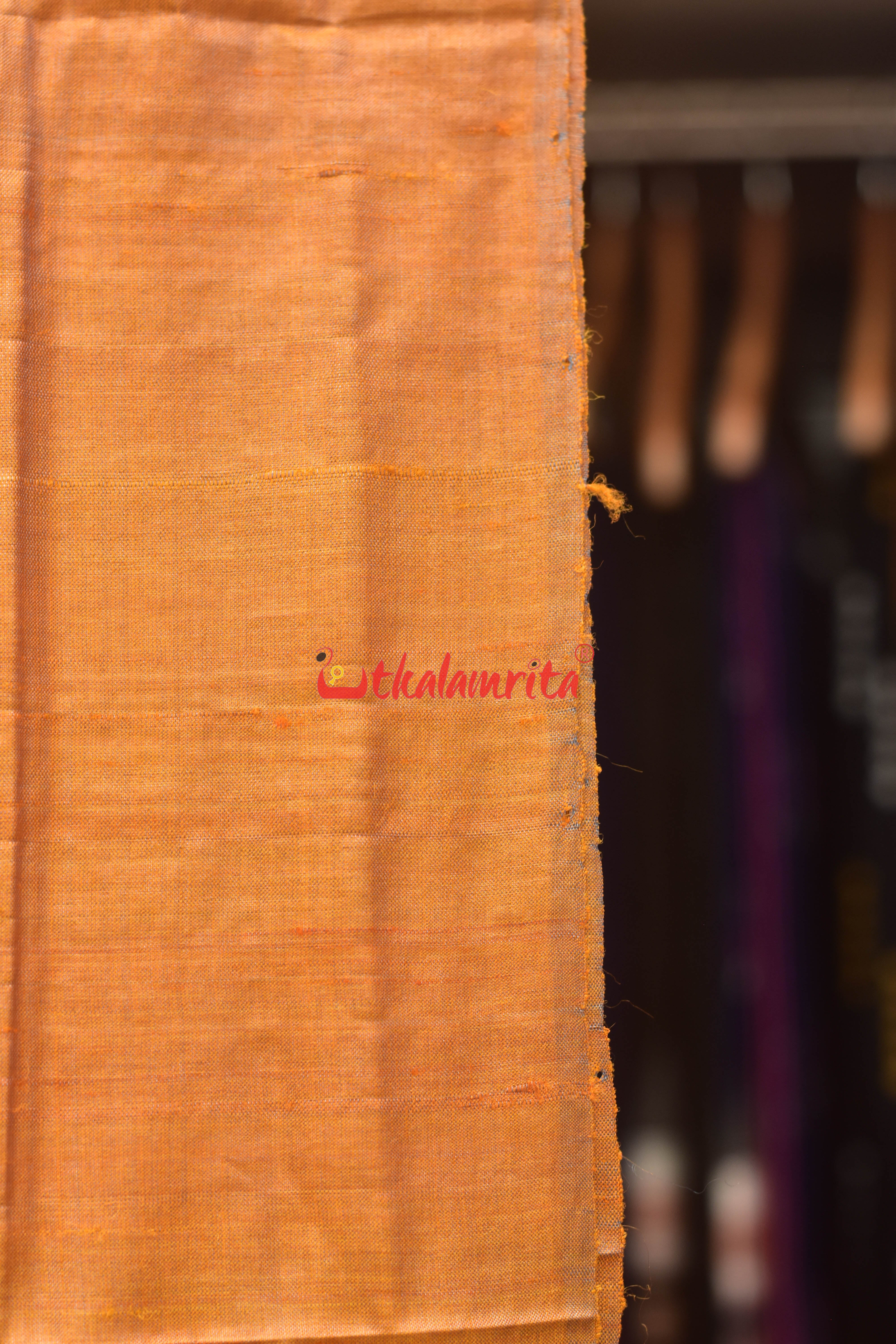 Orange Purple Dia Tussar (Stole)