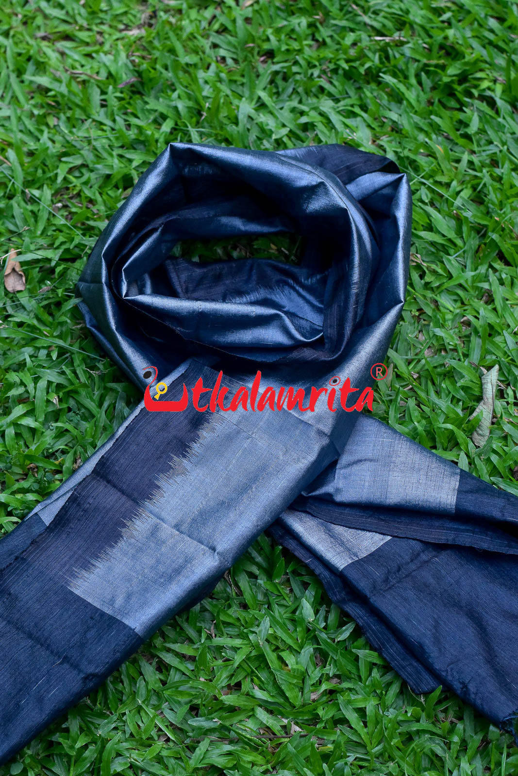 Grey Black (Silk Stole)