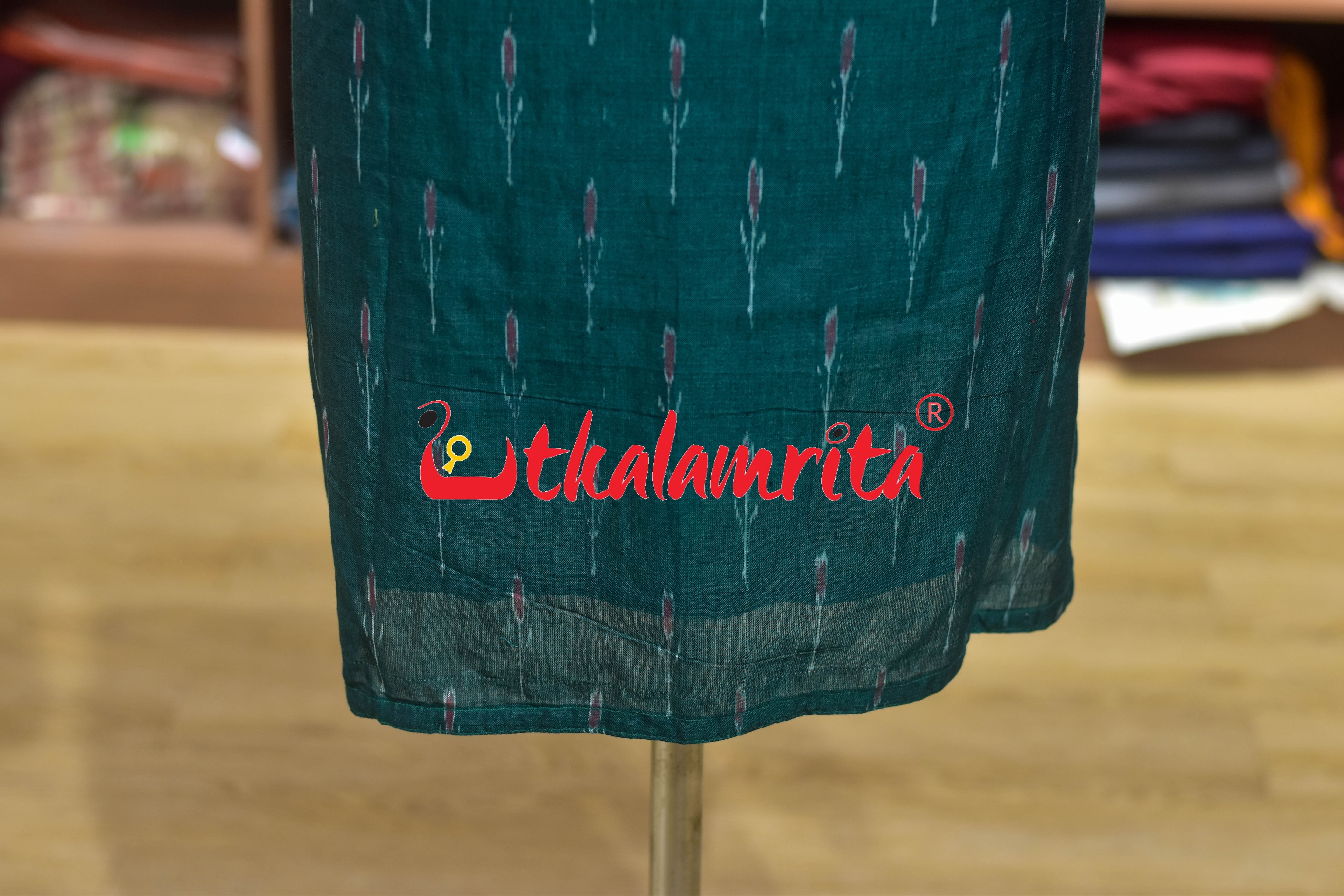 Bottle Green Labanga Tribal Design (Ladies' kurti)