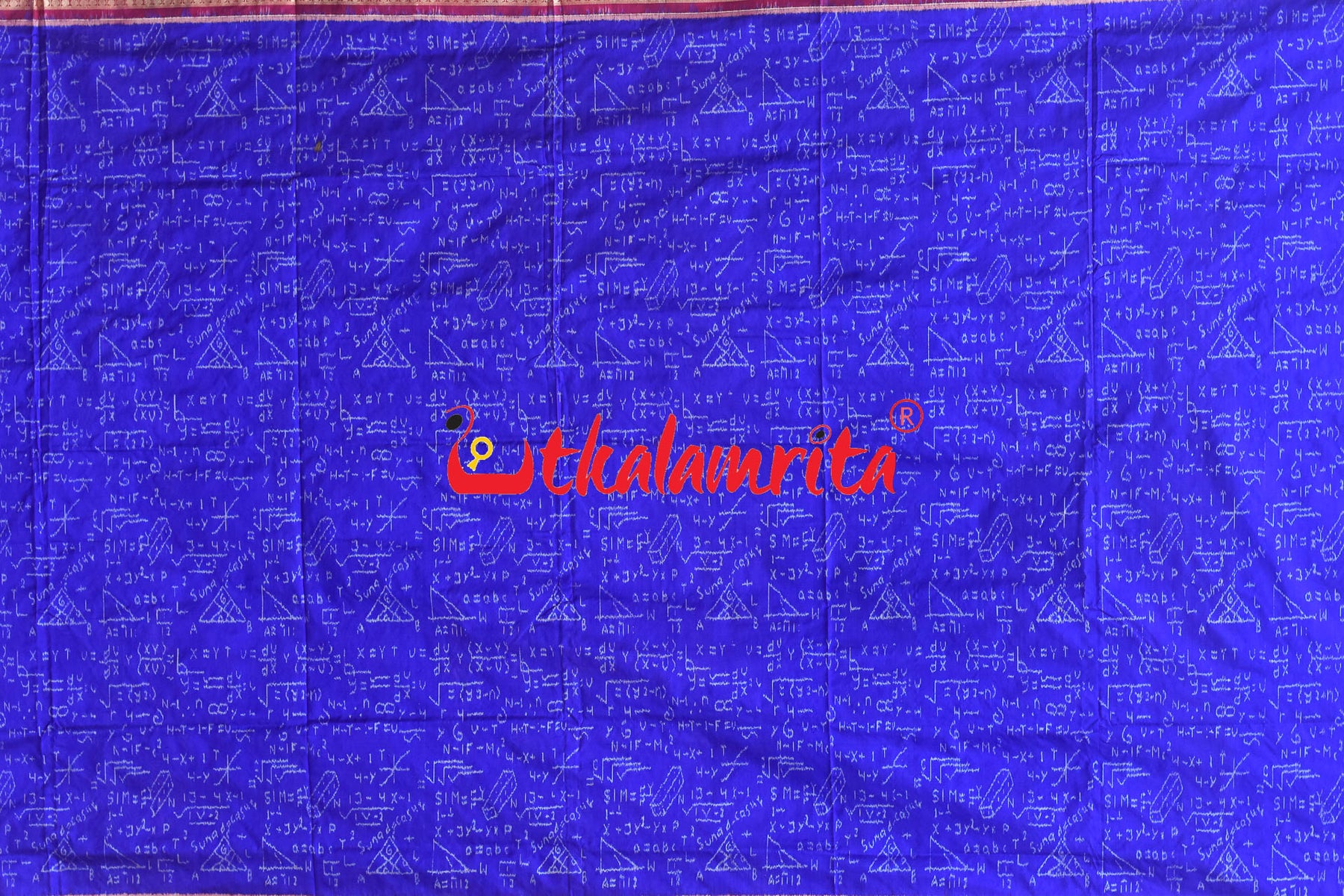 Navy Blue Rani Sree Ganeet Sambalpuri Silk Saree