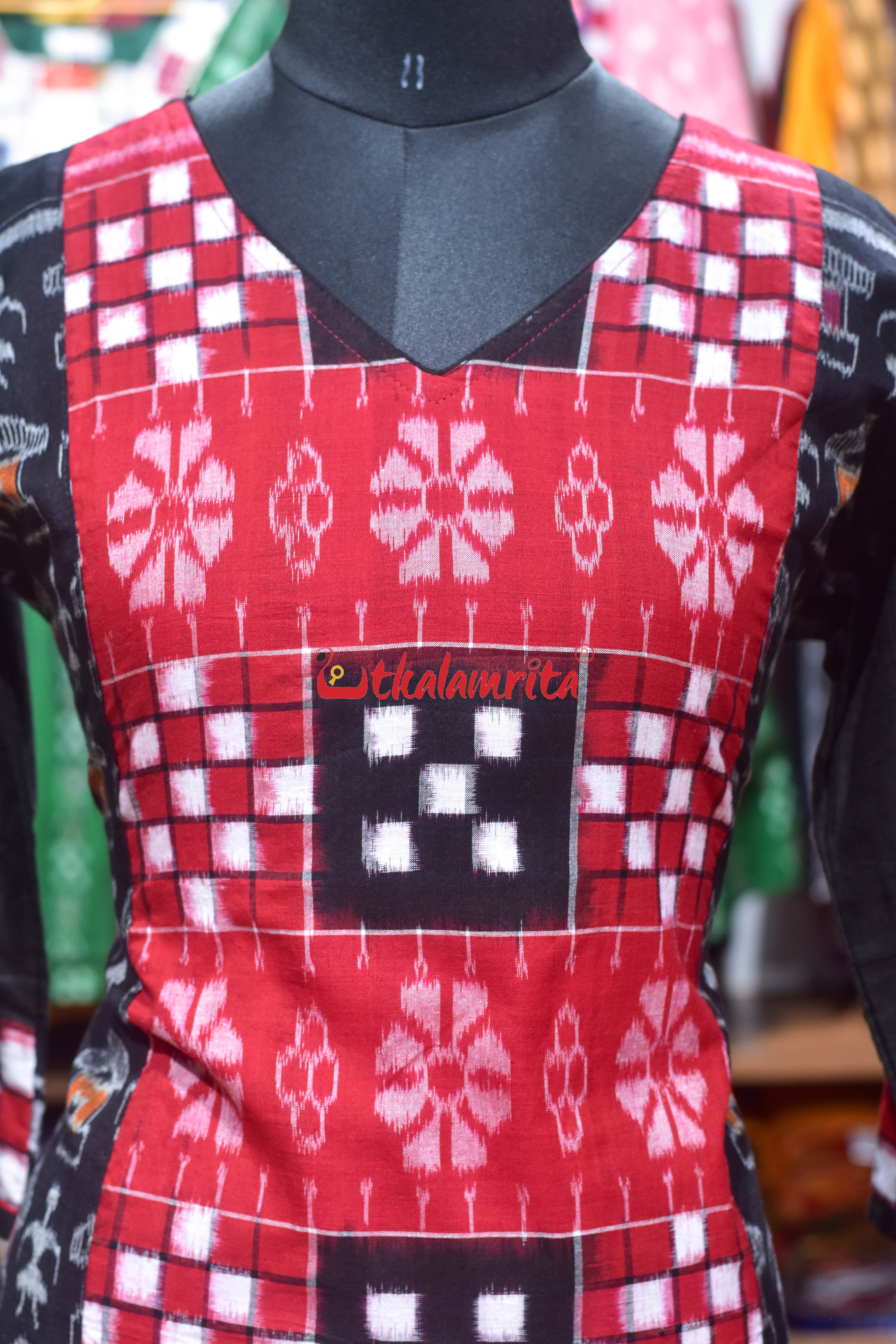 Rakta Pushpa Pasapali Ladies kurta