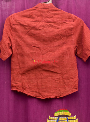 Plain Maroon Kotpad (Kid's Shirt)