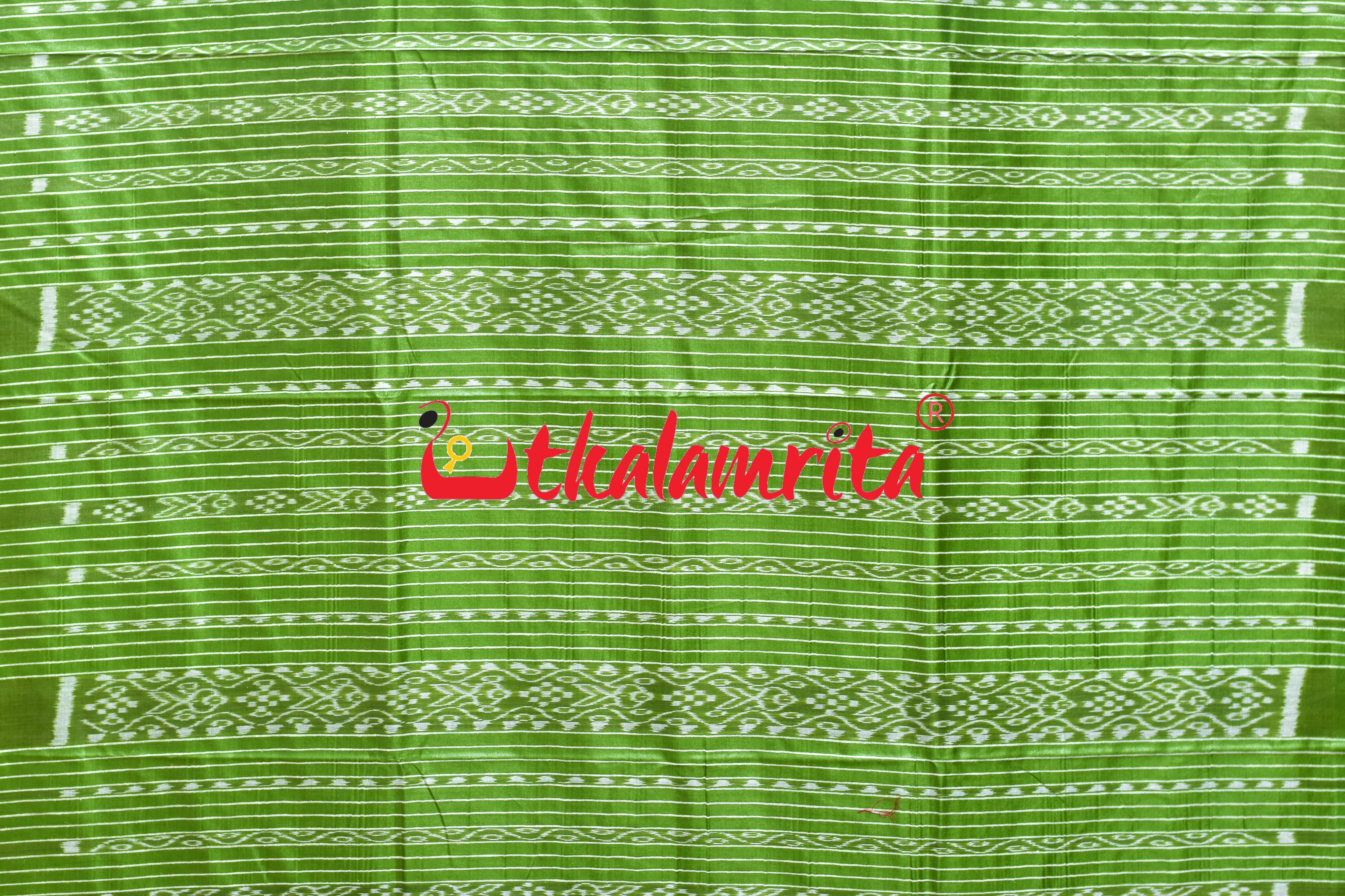 Chrome Grey Mehendi Eri Silk Saree